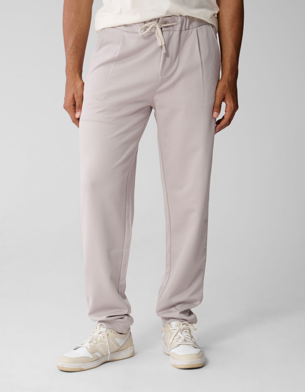 Tapered Broek Lichtgrijs SHOEBY MEN