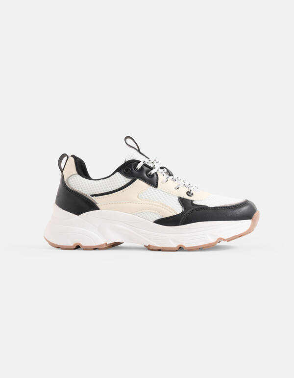 Chunky Sneaker Wit/Zwart SHOEBY SHOES