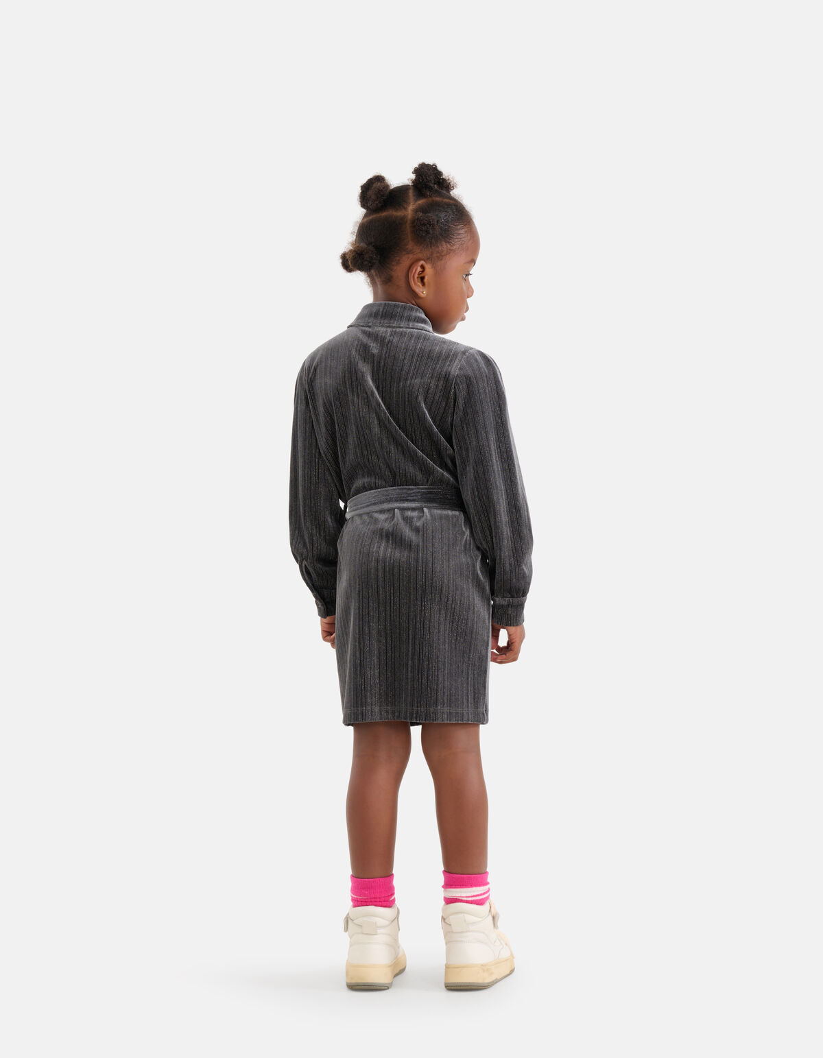 Glitter Jurk Donkergrijs SHOEBY GIRLS