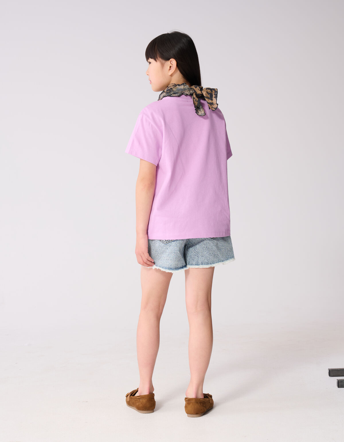 Sun Artwork T-shirt Paars SHOEBY GIRLS