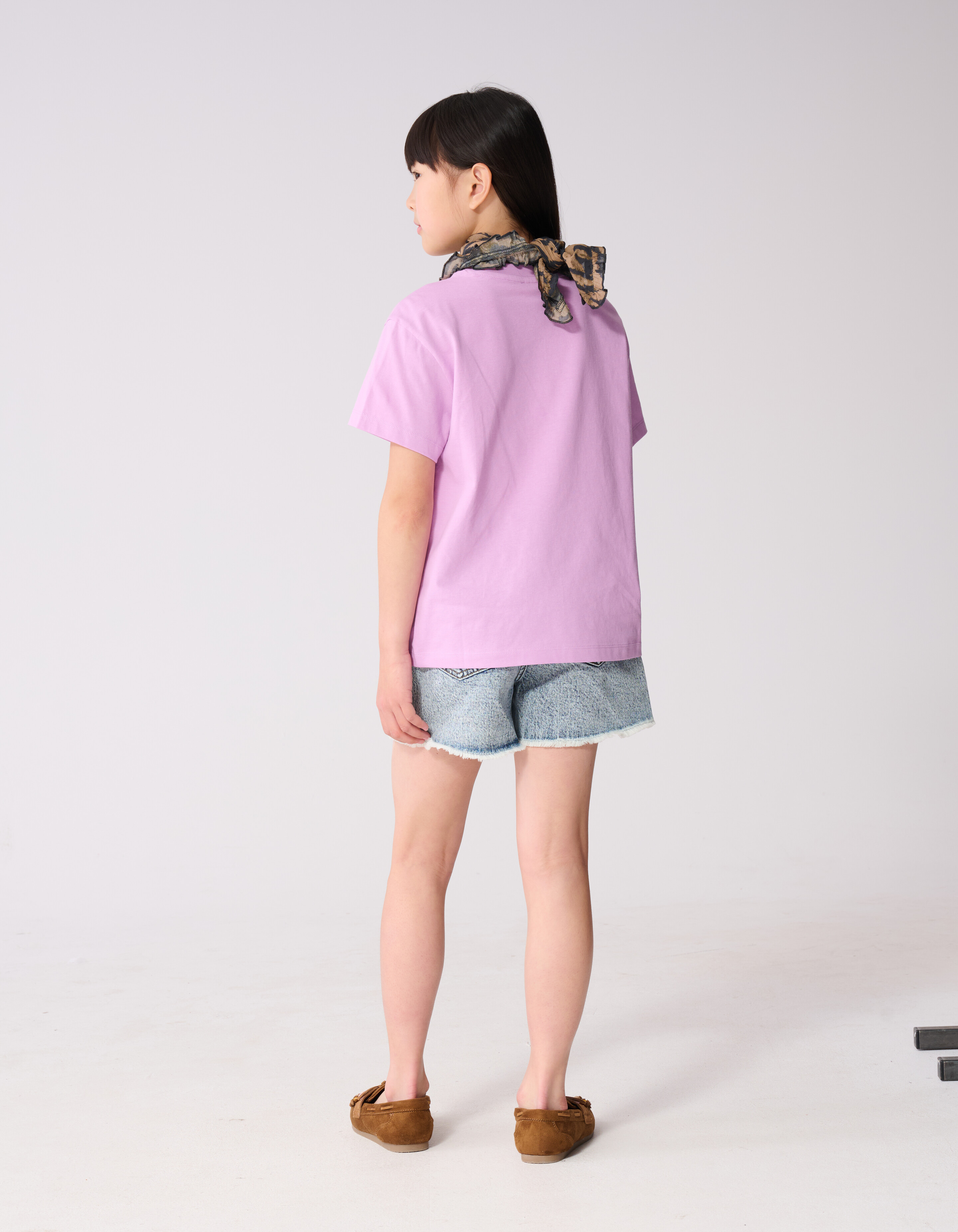 Sun Artwork T-shirt Paars SHOEBY GIRLS