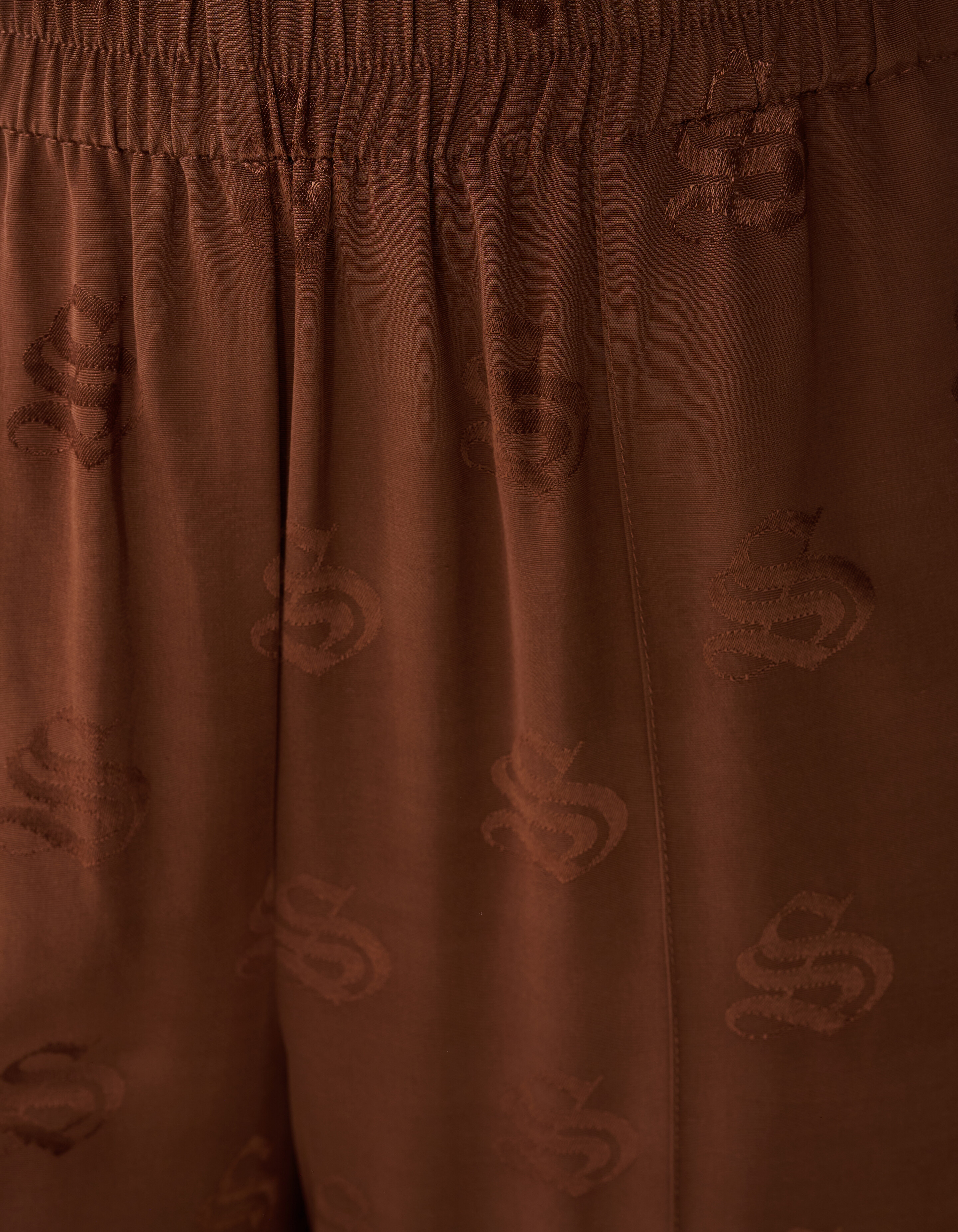 Logo Jacquard Broek Bruin SHOEBY WOMEN