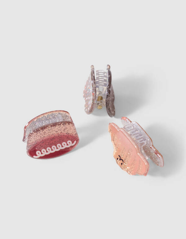 Bakery Haarclip Set Roze SHOEBY ACCESSOIRES