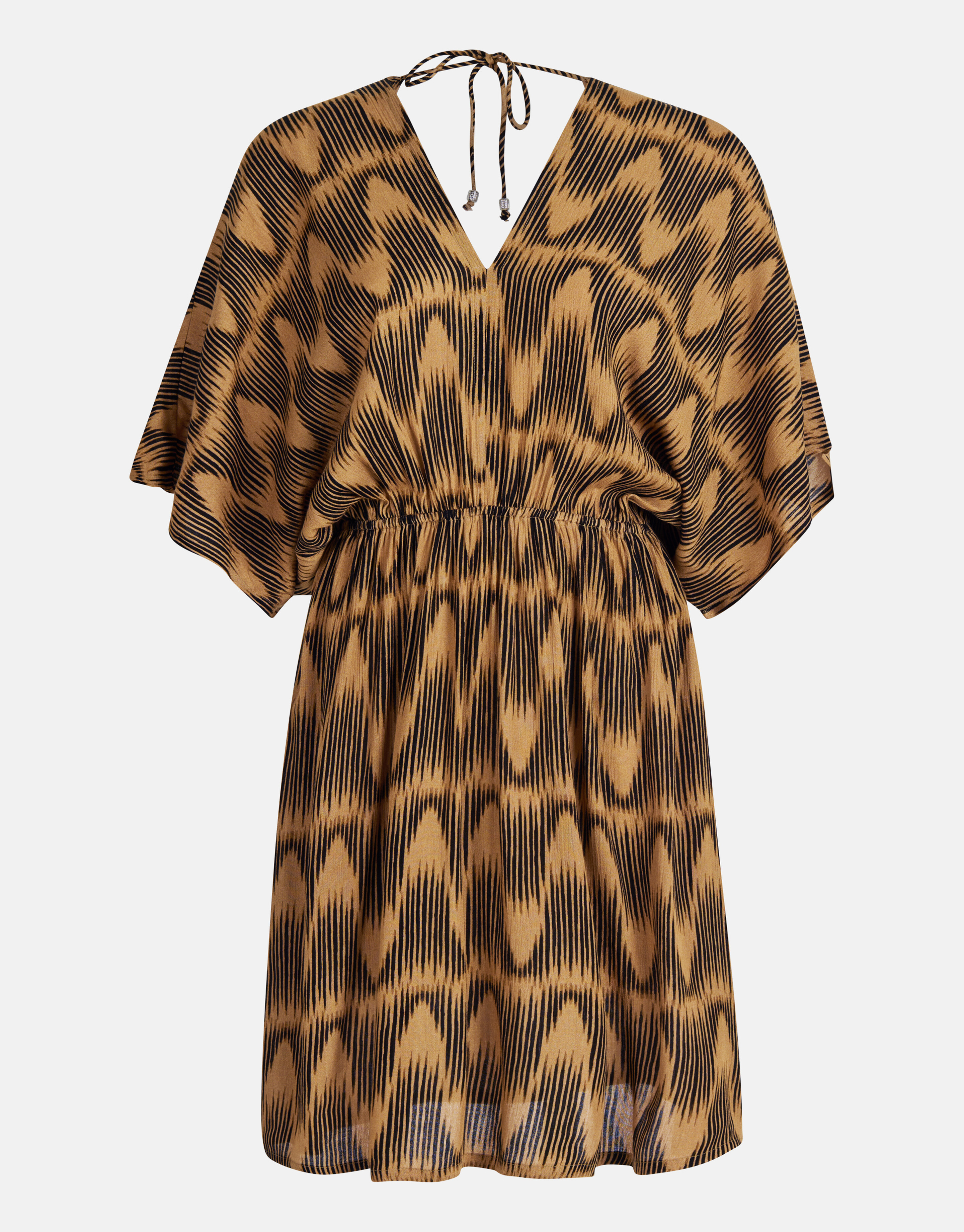 Crinkle Jurk Bruin SHOEBY WOMEN