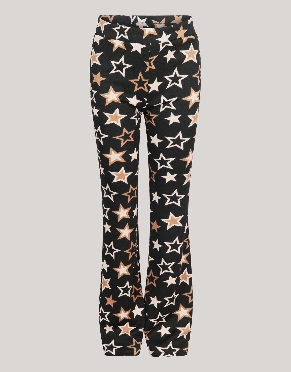 Printed Flared Legging Zwart SHOEBY GIRLS