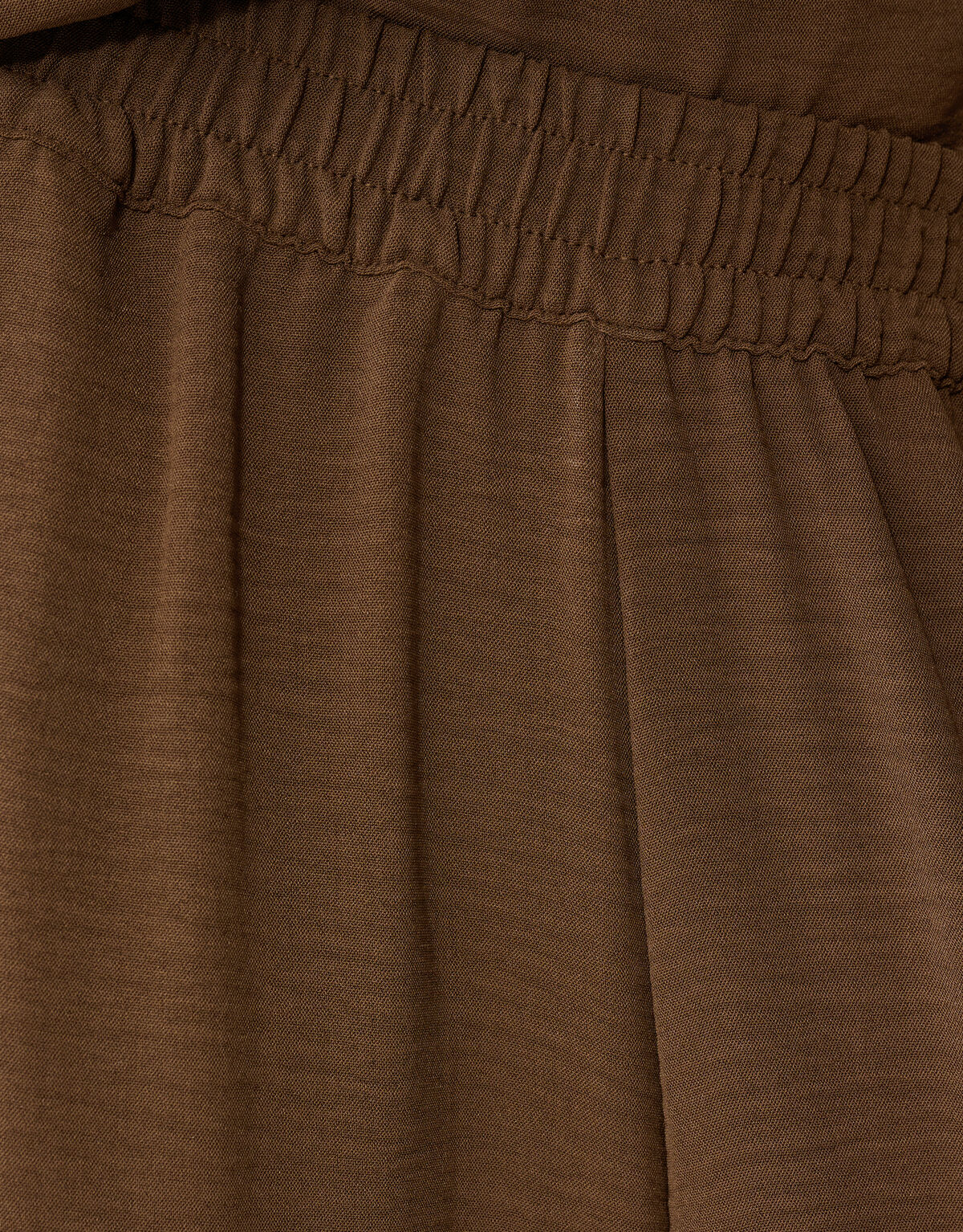 Twist Piping Wide Leg Fit Broek Bruin SHOEBY WOMEN