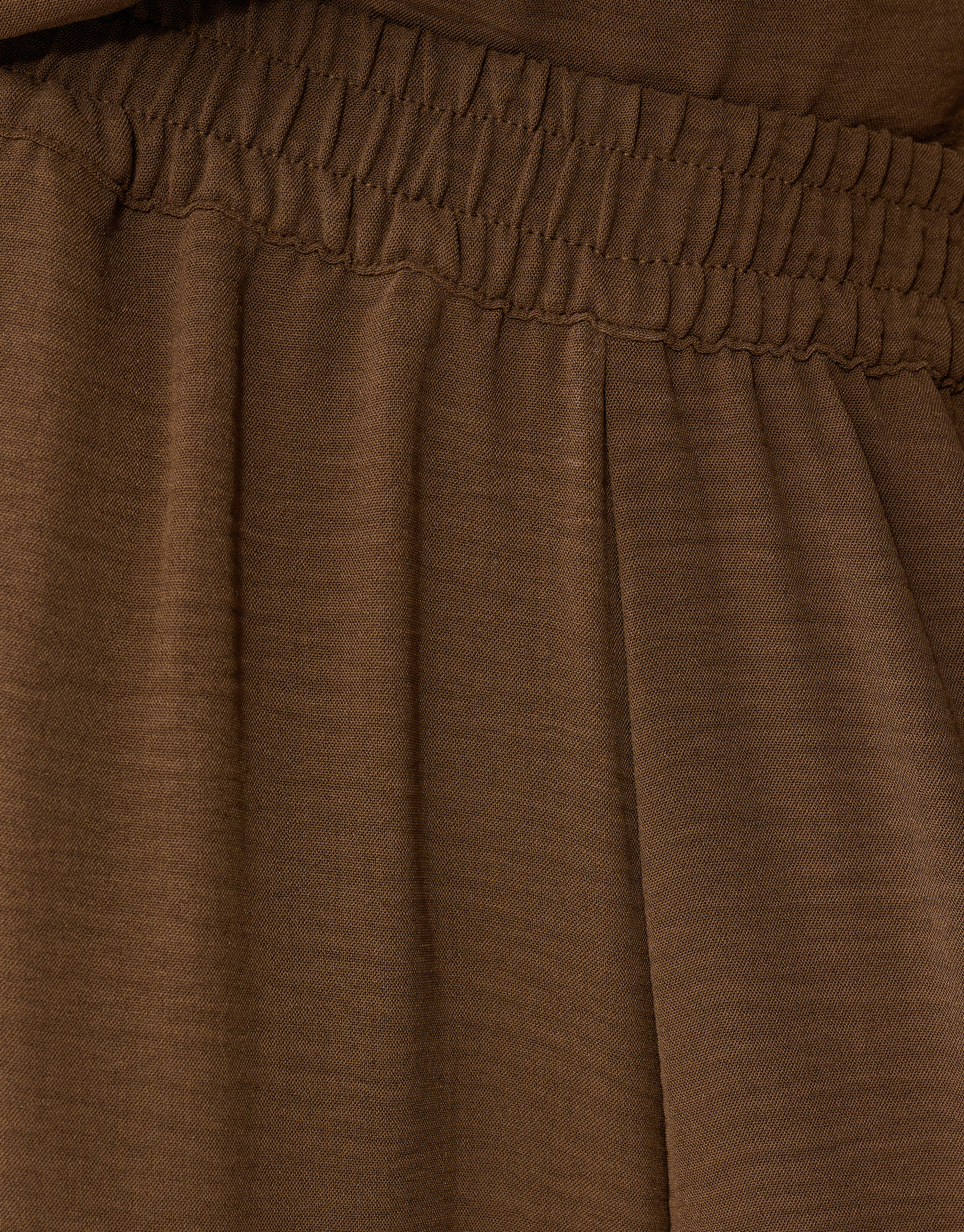 Twist Piping Wide Leg Fit Broek Bruin SHOEBY WOMEN