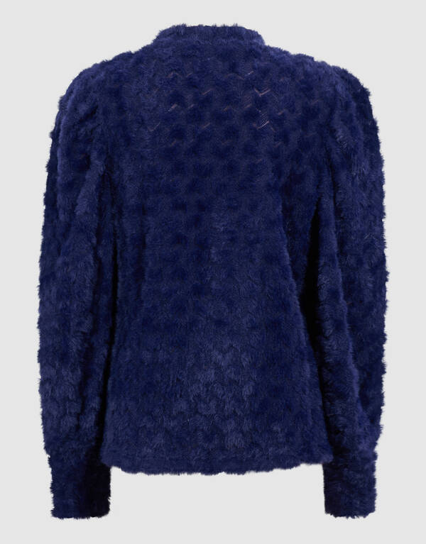 Fluffy Top Donkerblauw SHOEBY GIRLS