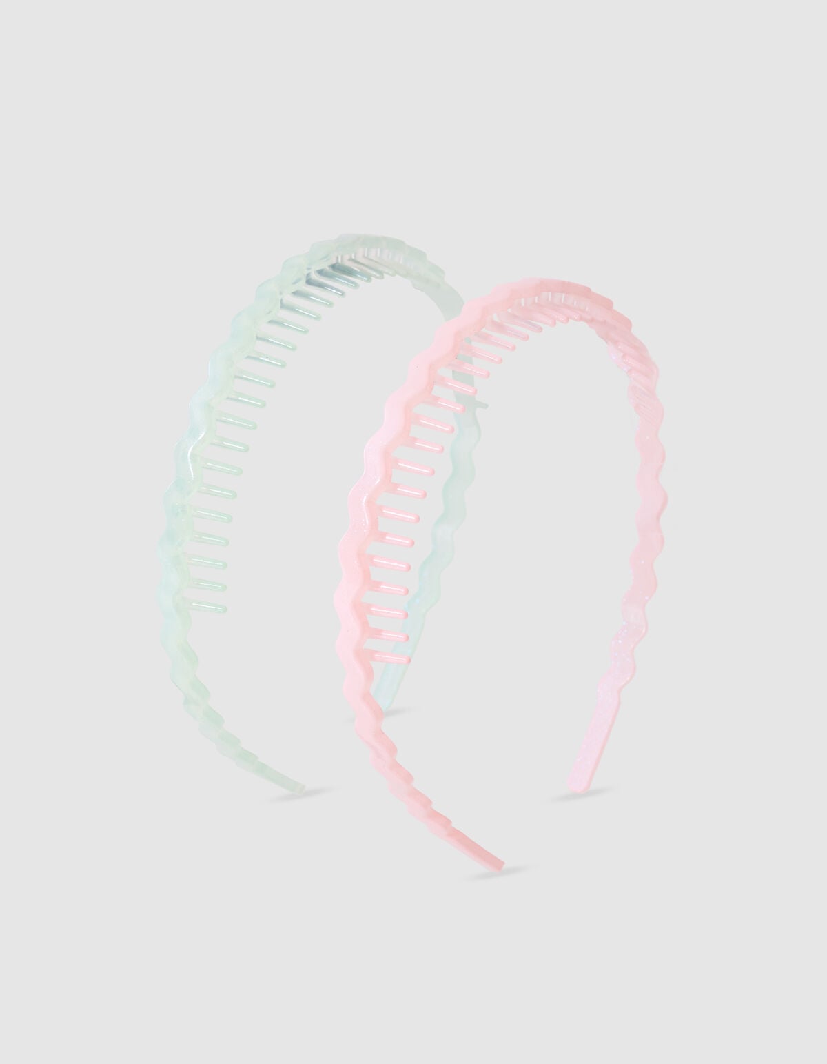 Wavy Haarband Set Roze/Blauw SHOEBY ACCESSOIRES