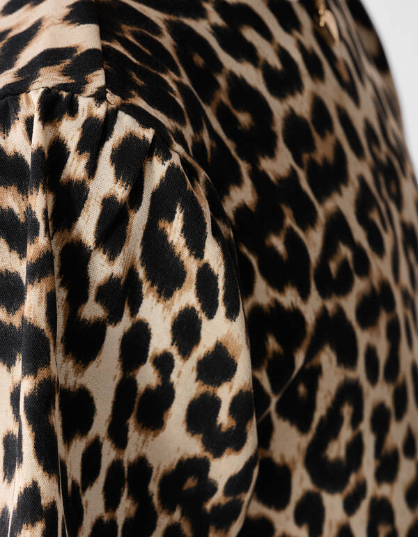Leopard Twist Top Lichtbruin SHOEBY GIRLS