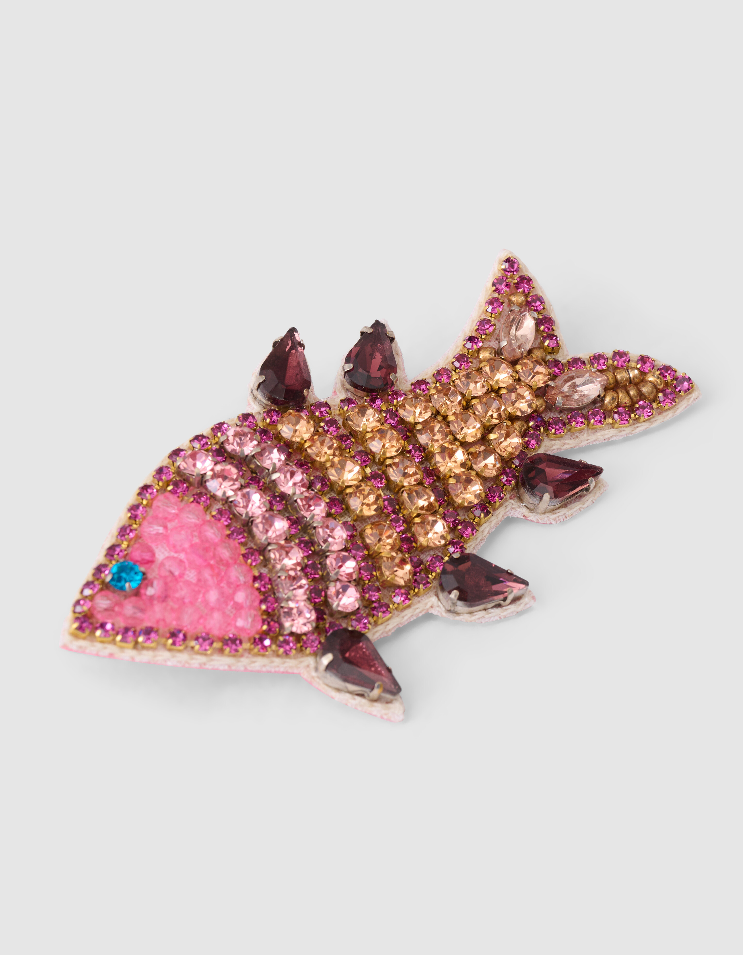 Beaded Vis Broche Roze SHOEBY ACCESSOIRES