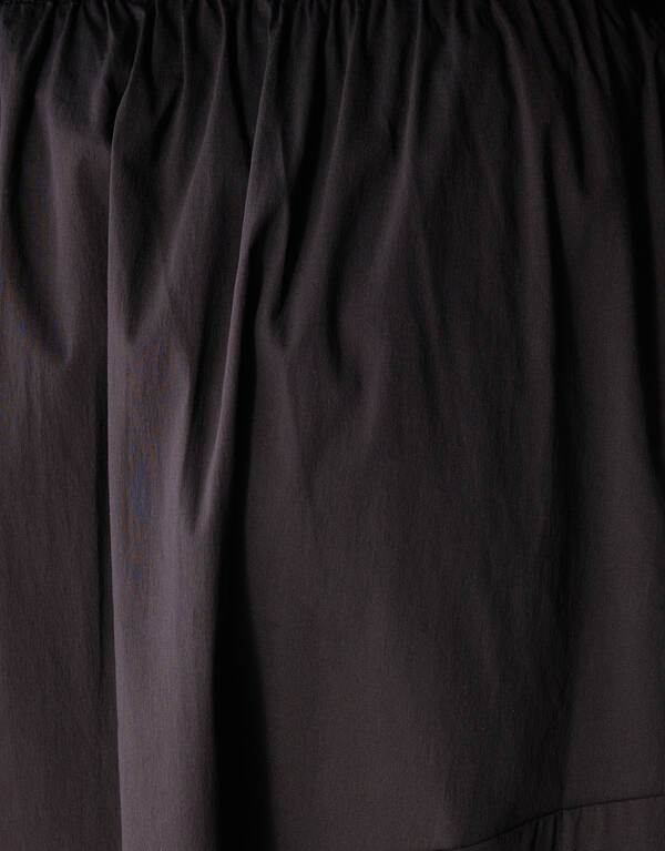 Poplin Maxi Rok Zwart SHOEBY WOMEN