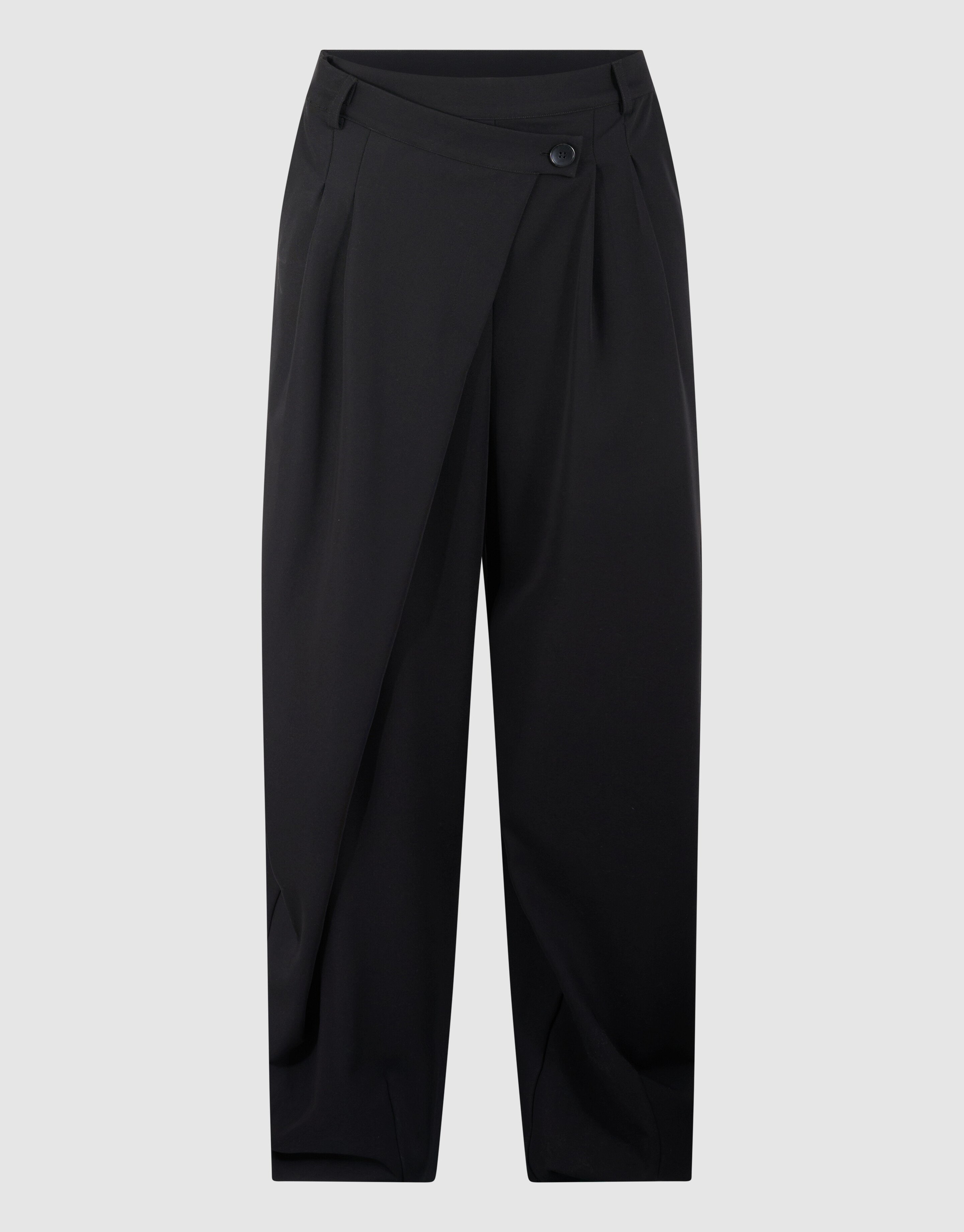 Waistband Barrel Fit Pantalon Zwart By Monica SHOEBY WOMEN