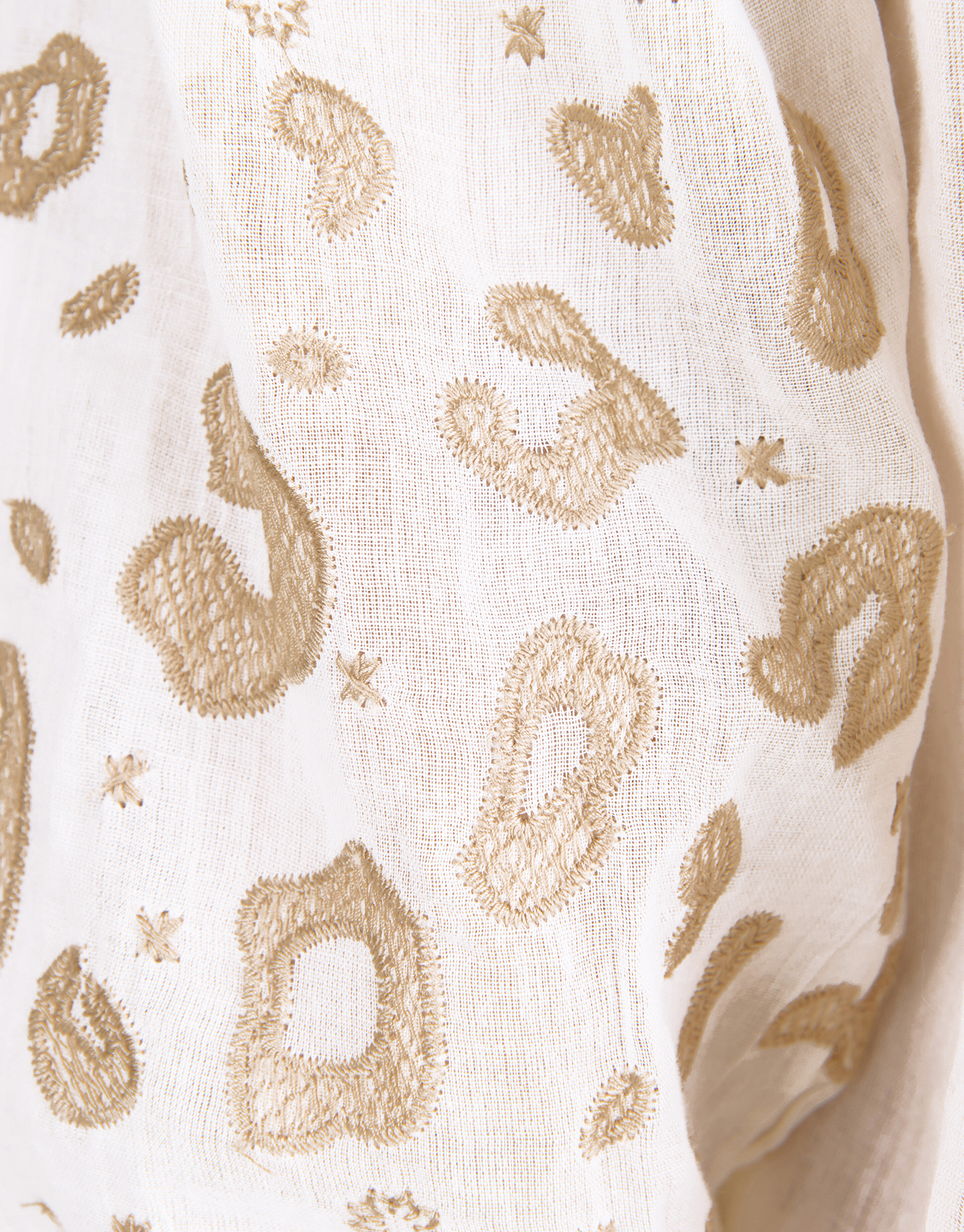 Embroidery Blouse Wit SHOEBY GIRLS