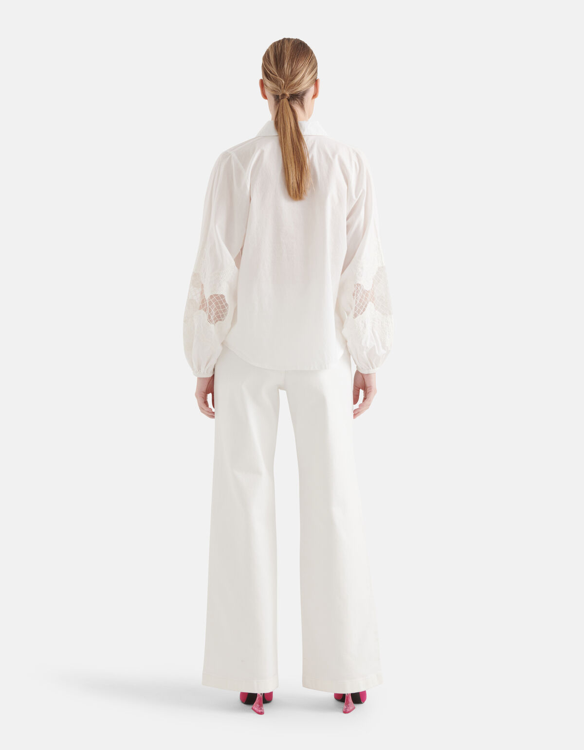 Kanten Blouse Wit By Mieke SHOEBY WOMEN