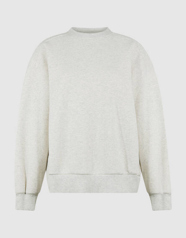 Lace Up Sweater Lichtgrijs SHOEBY WOMEN