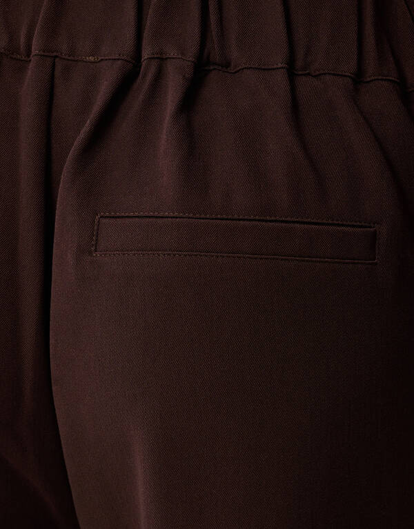 Wide Leg Broek Bruin SHOEBY WOMEN