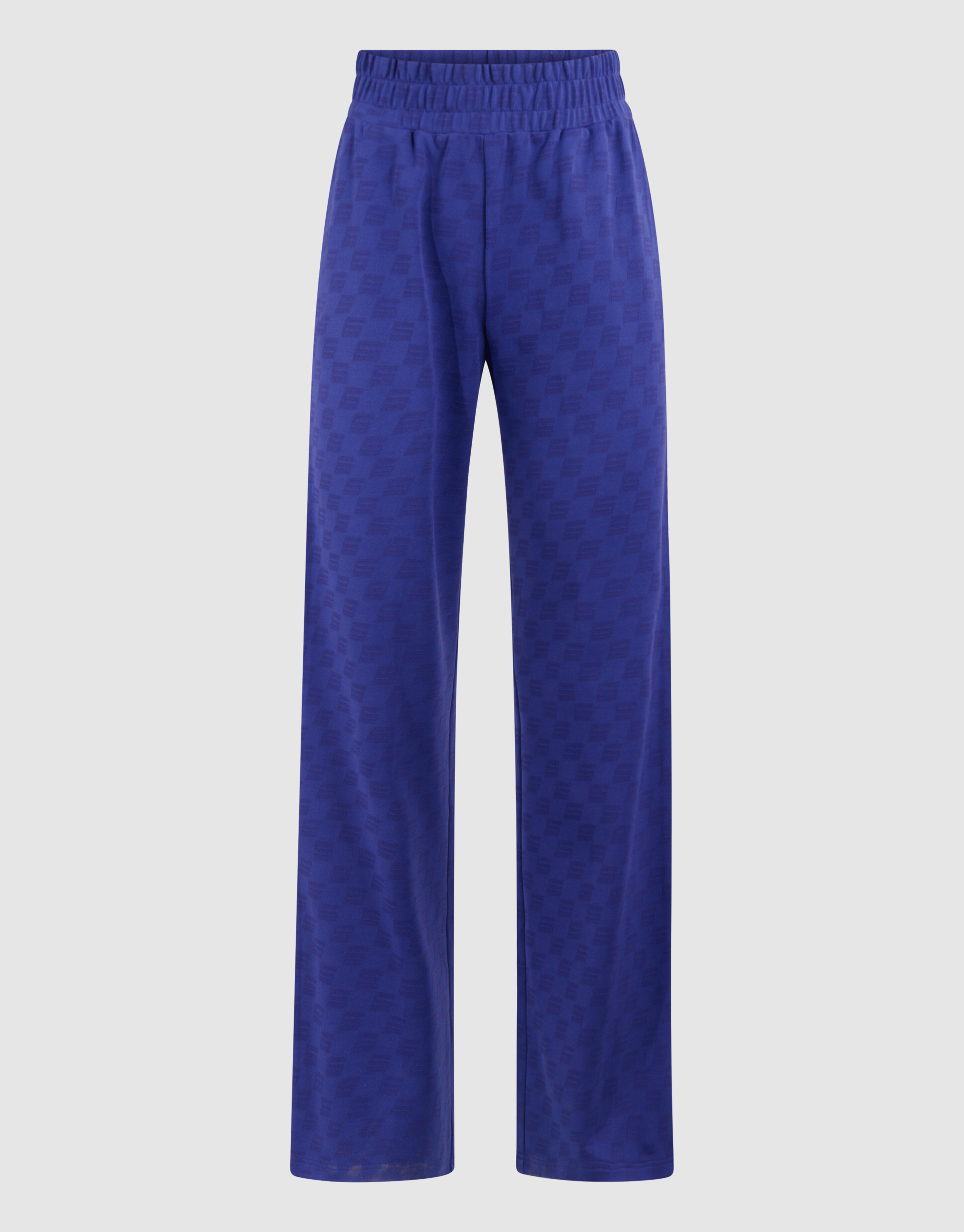 Jacquard Sporty Broek Paars By Monica SHOEBY WOMEN