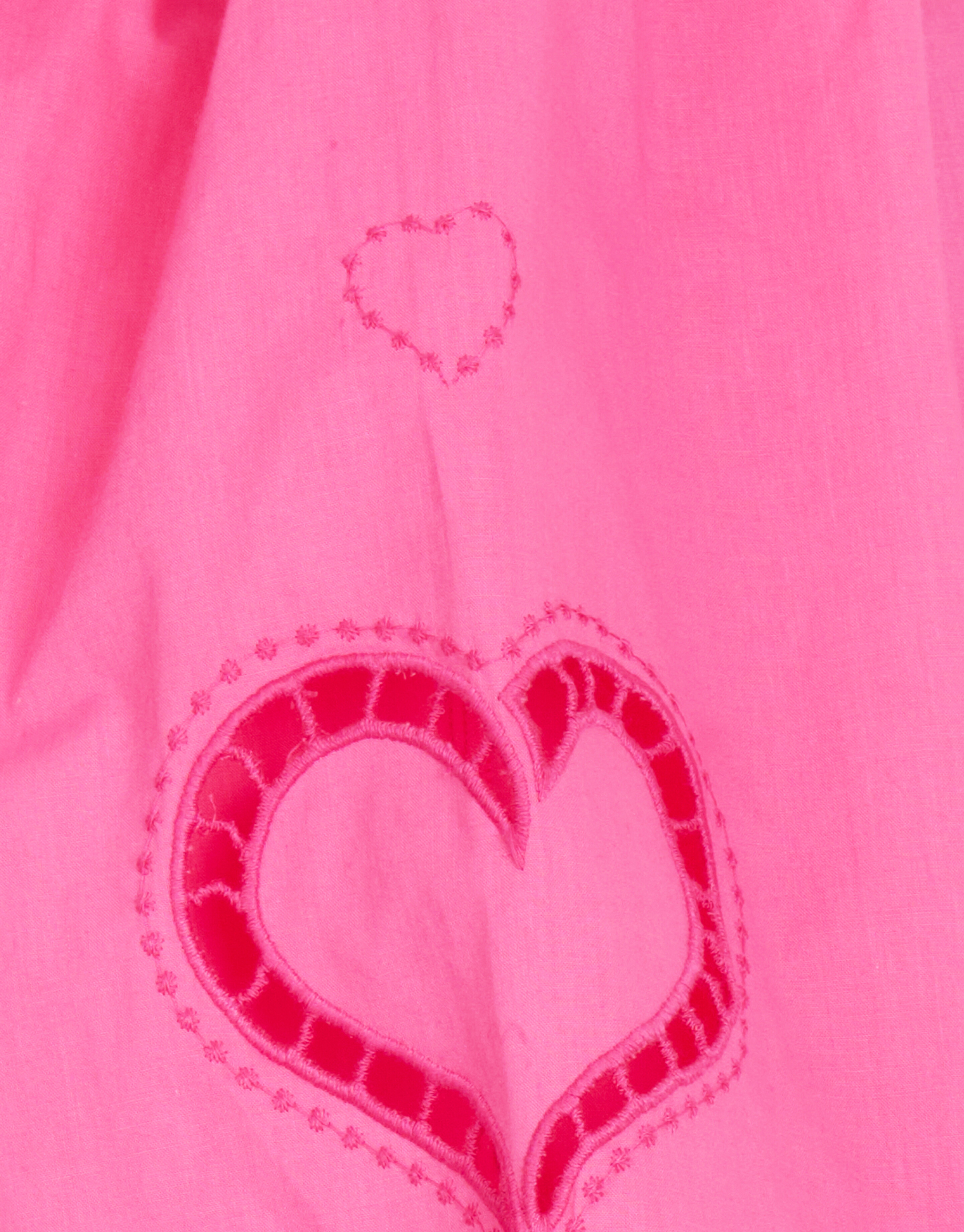 Poplin Embroidery Blouse Roze SHOEBY GIRLS