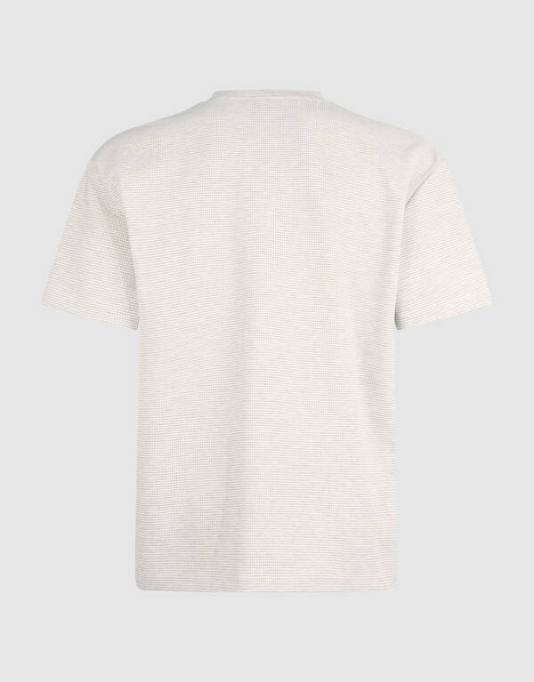 Honeycomb T-shirt Lichtgrijs SHOEBY MEN