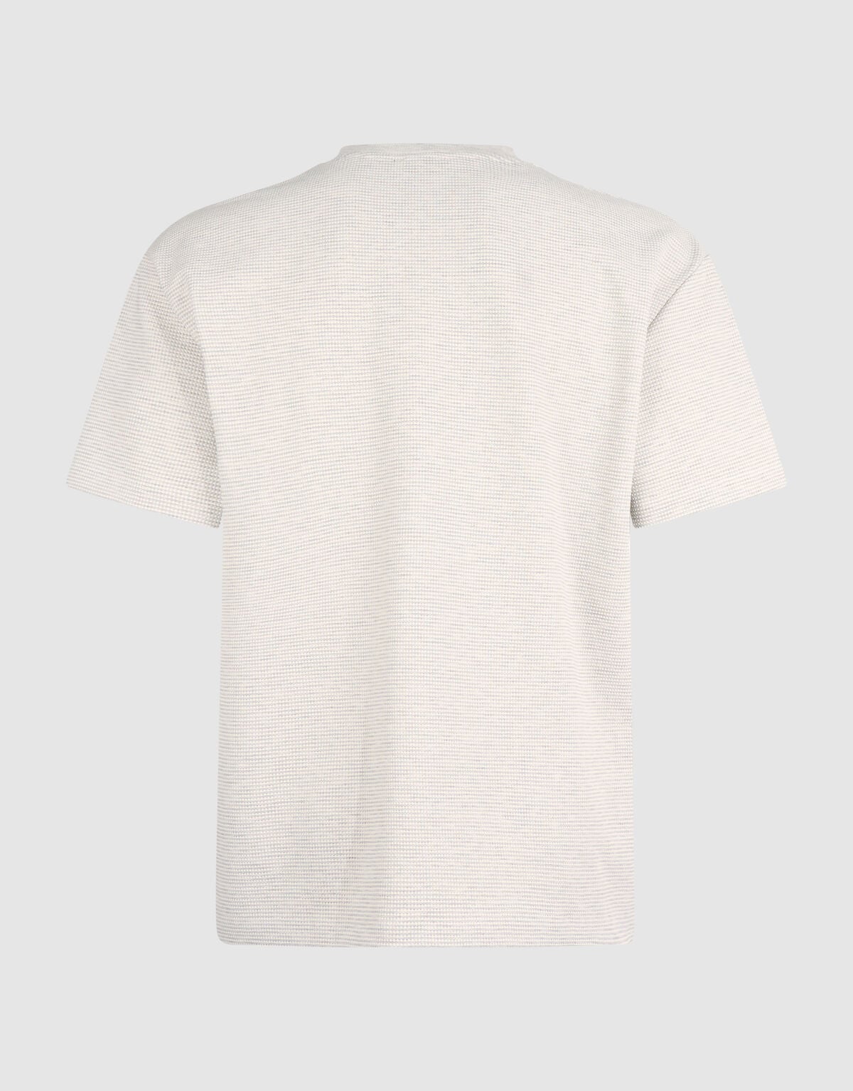 Honeycomb T-shirt Lichtgrijs SHOEBY MEN