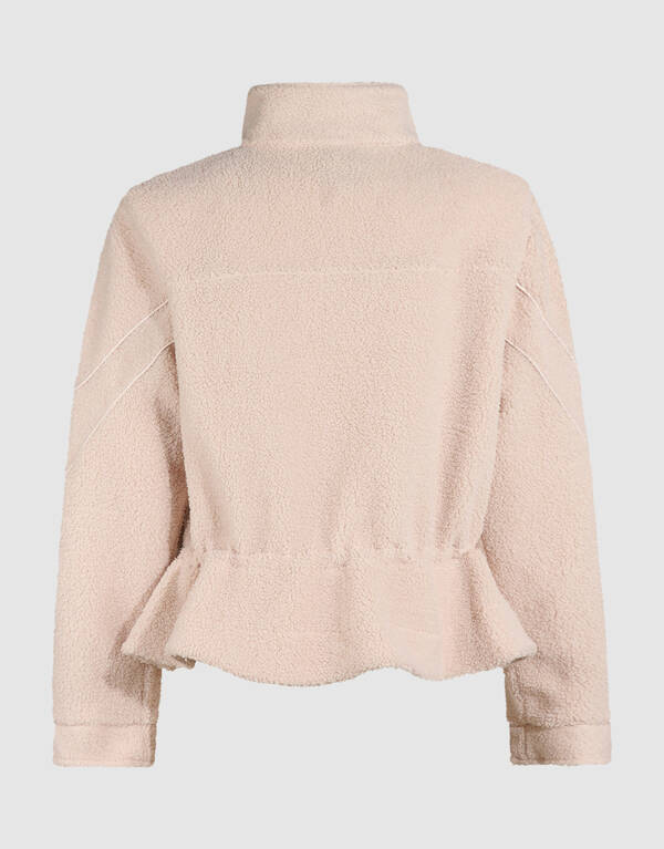 Teddy Peplum Trui Ecru SHOEBY WOMEN