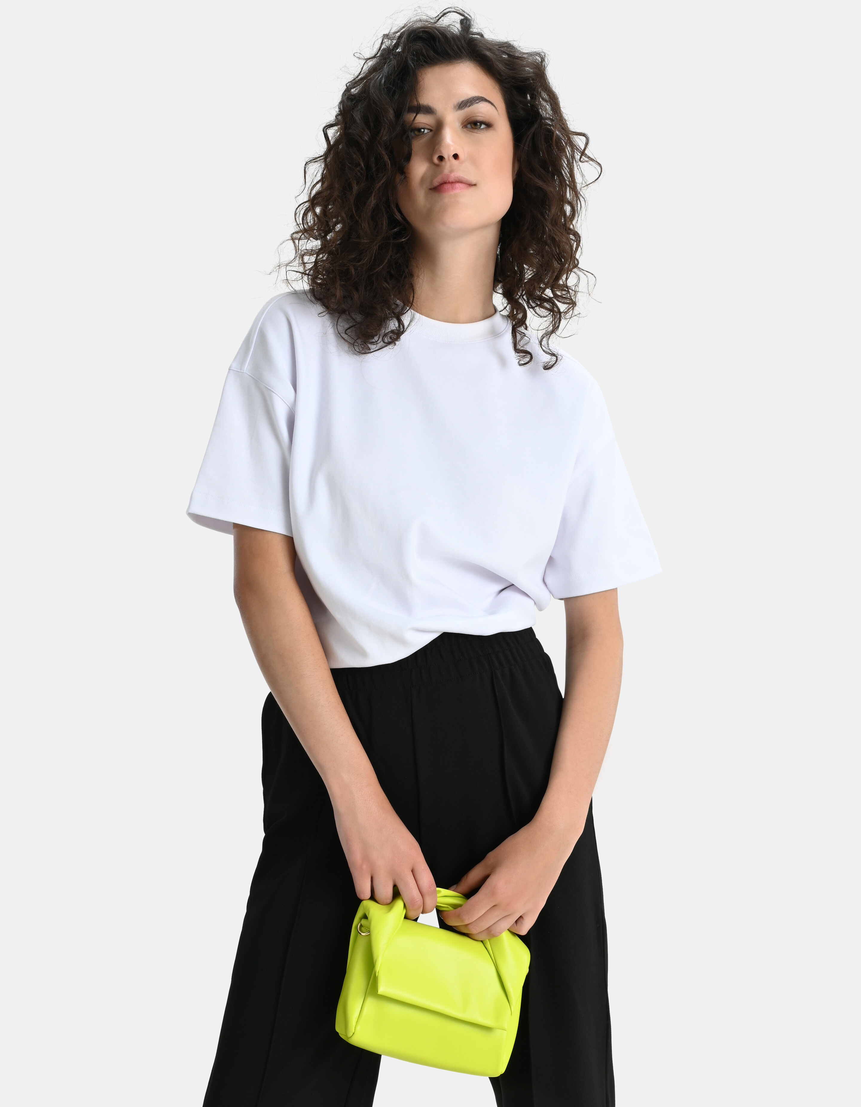 Small Twisted Tas Lichtgroen SHOEBY ACCESSOIRES