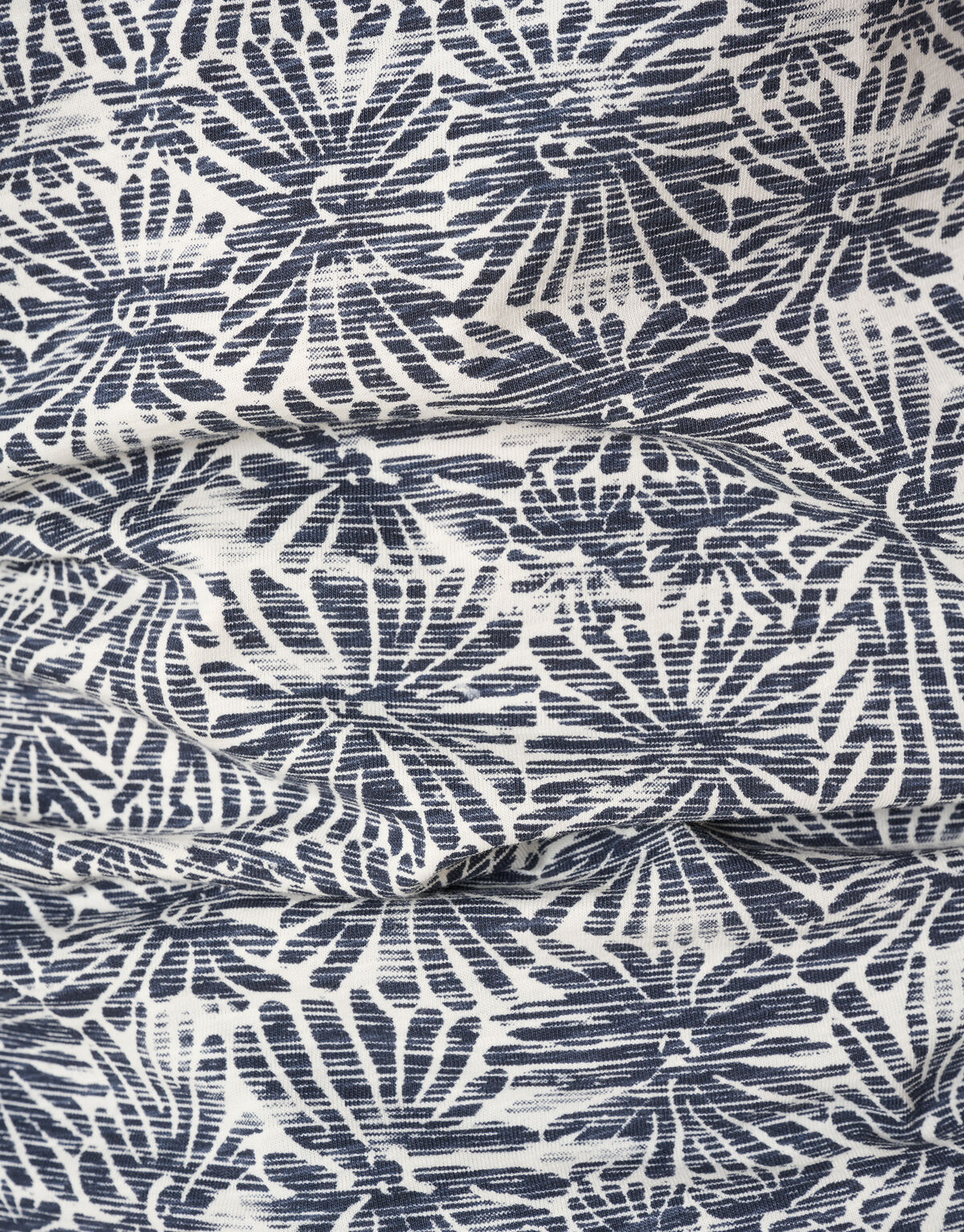 Printed Flower T-shirt Zwart SHOEBY MEN