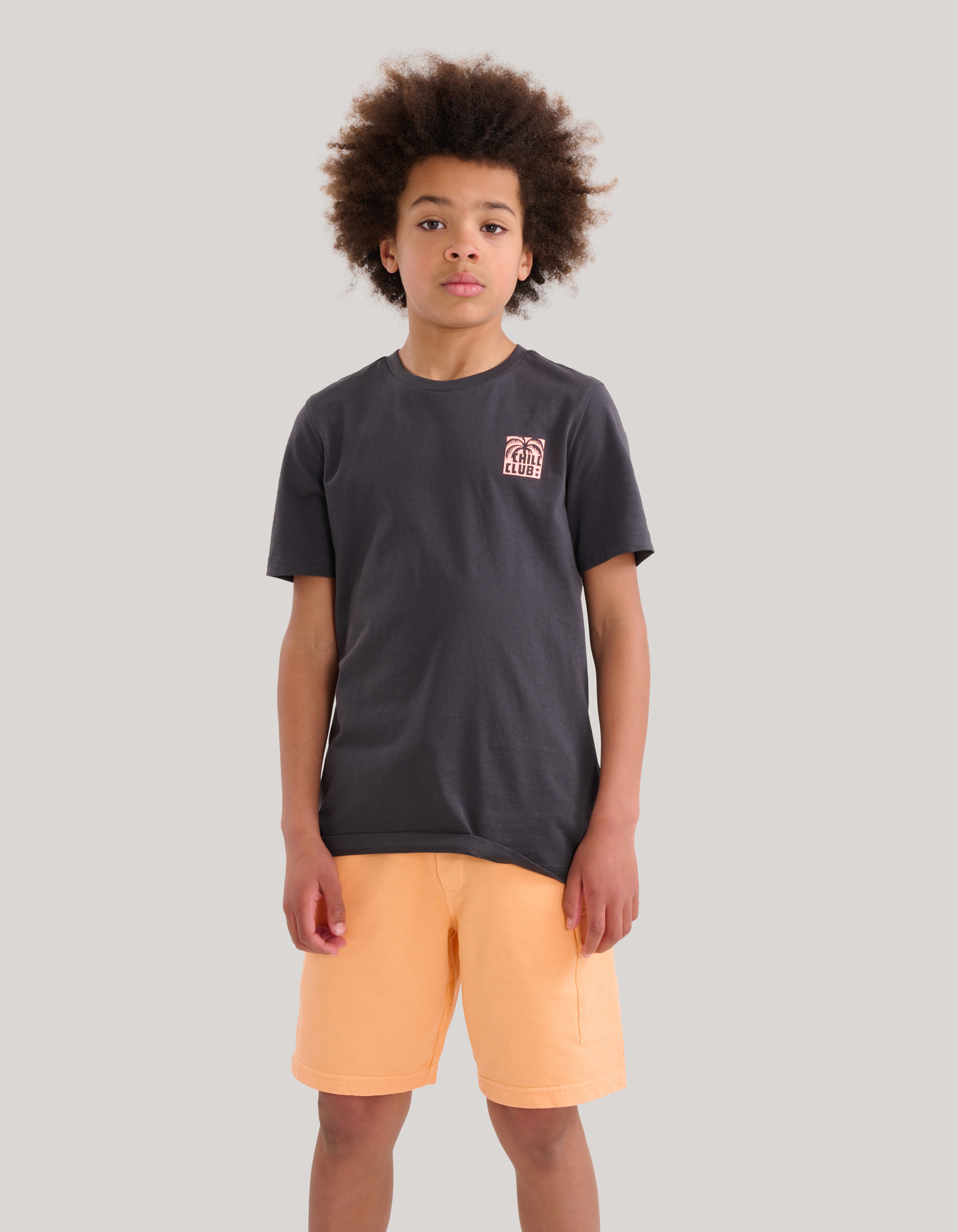 Artwork T-shirt Donkergrijs SHOEBY BOYS