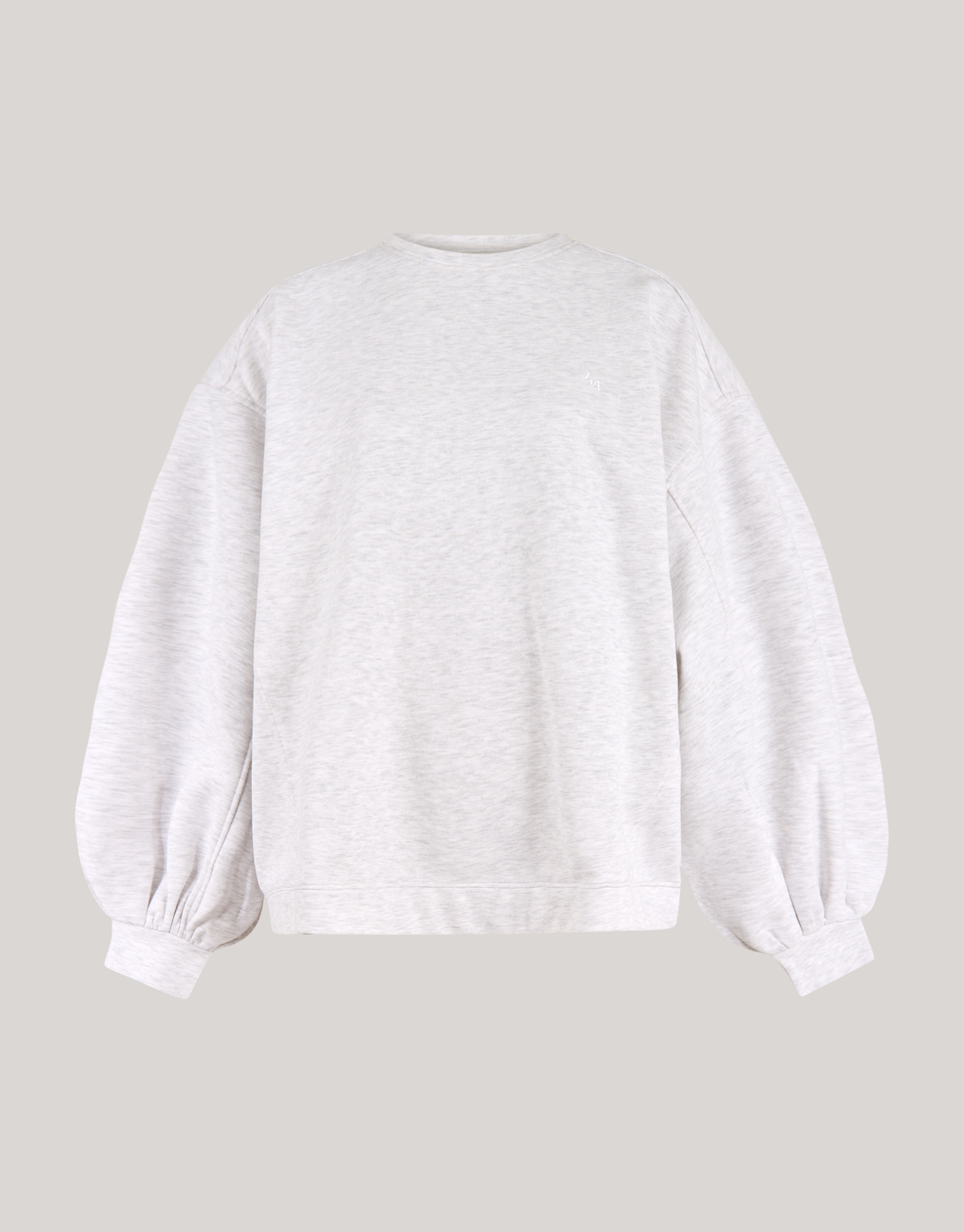 Poff Sleeve Sweater Grijs By Lonneke SHOEBY WOMEN