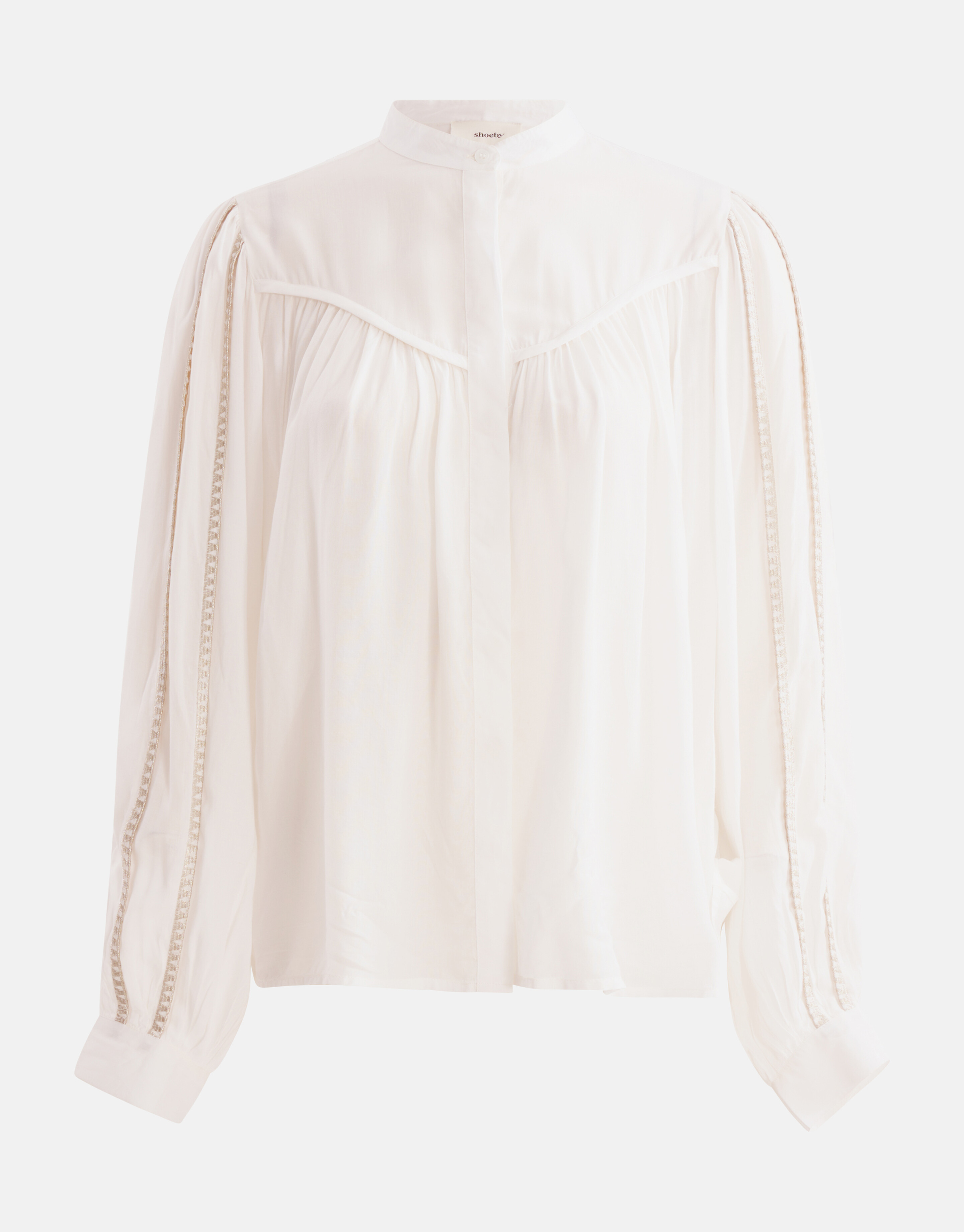 Pleated Blouse Gebroken Wit By Mieke SHOEBY WOMEN