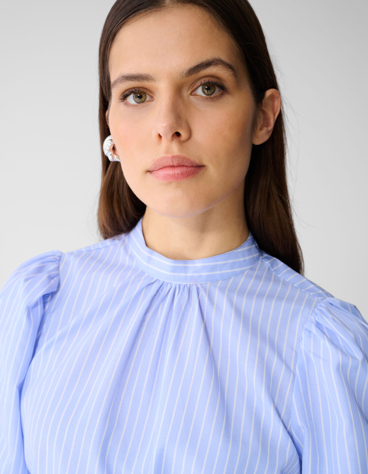 Pinstripe Blouse Blauw SHOEBY WOMEN