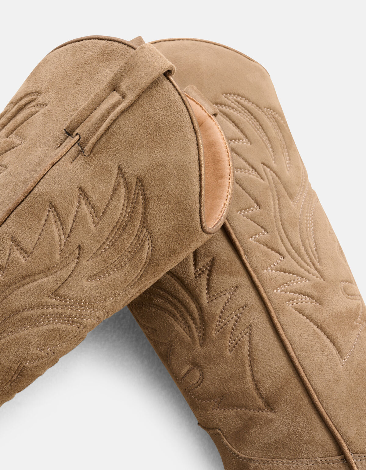 Middelhoge Cowboy Laarzen Taupe SHOEBY SHOES