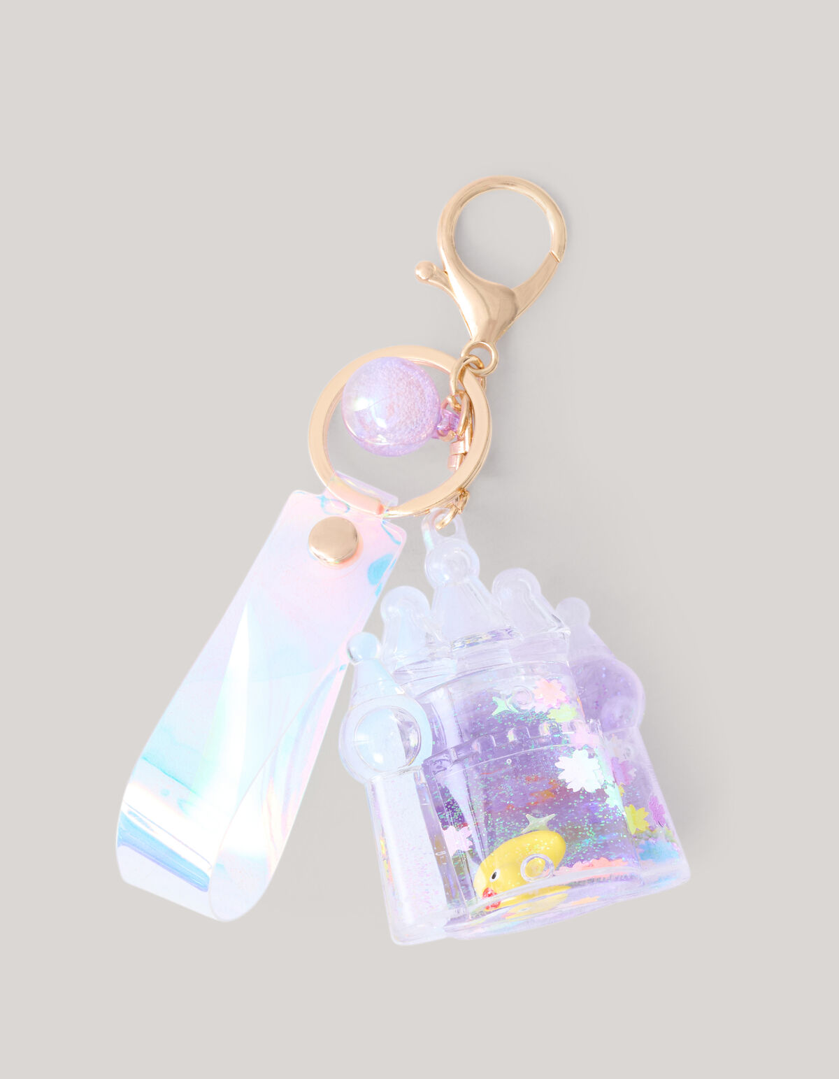 Kasteel Sleutelhanger Paars SHOEBY ACCESSOIRES