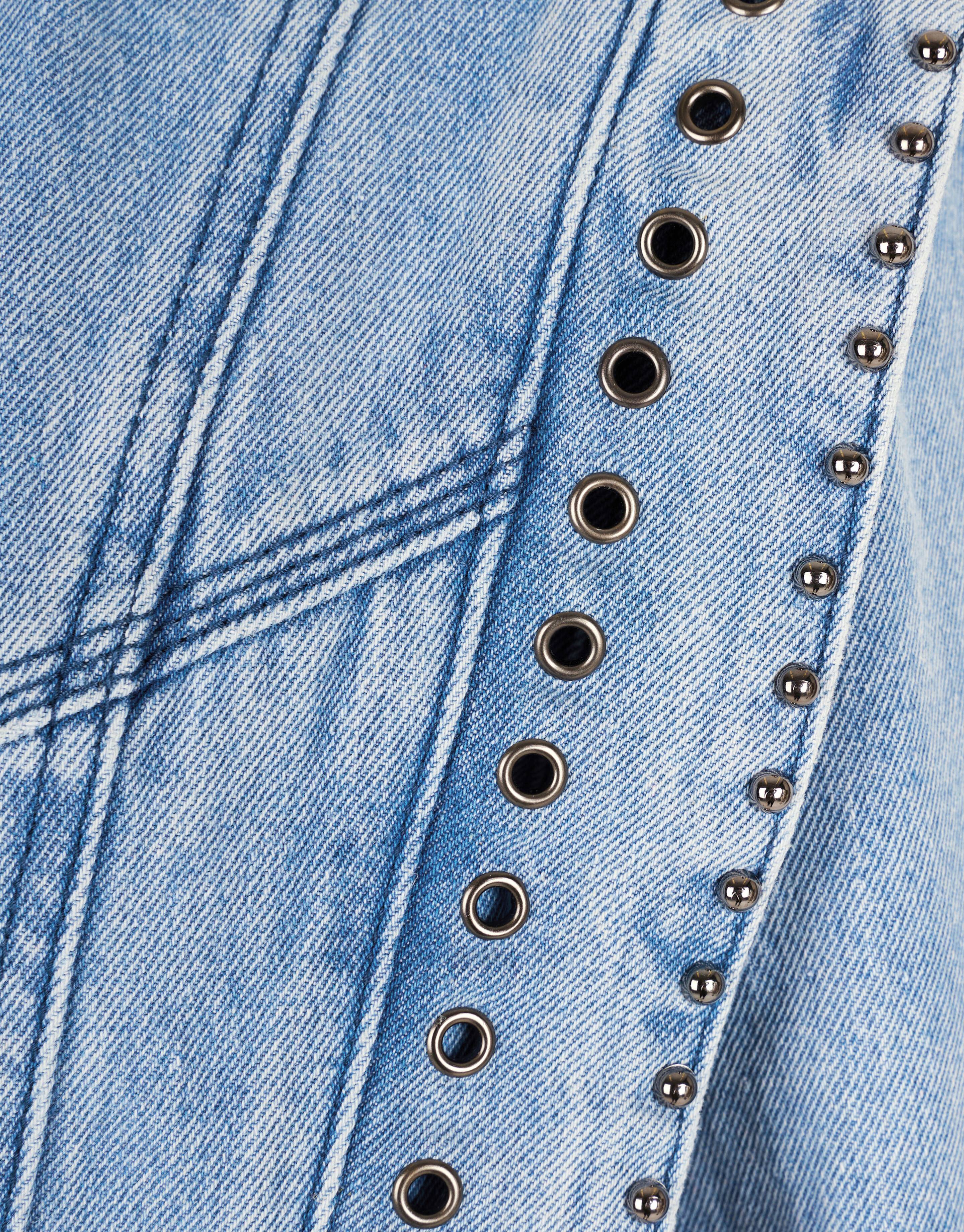 Destroyed Spijkerjack Blauw By Nicolette SHOEBY GIRLS