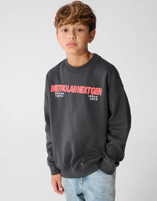 Next Gen Sweater Donkergrijs SHOEBY BOYS