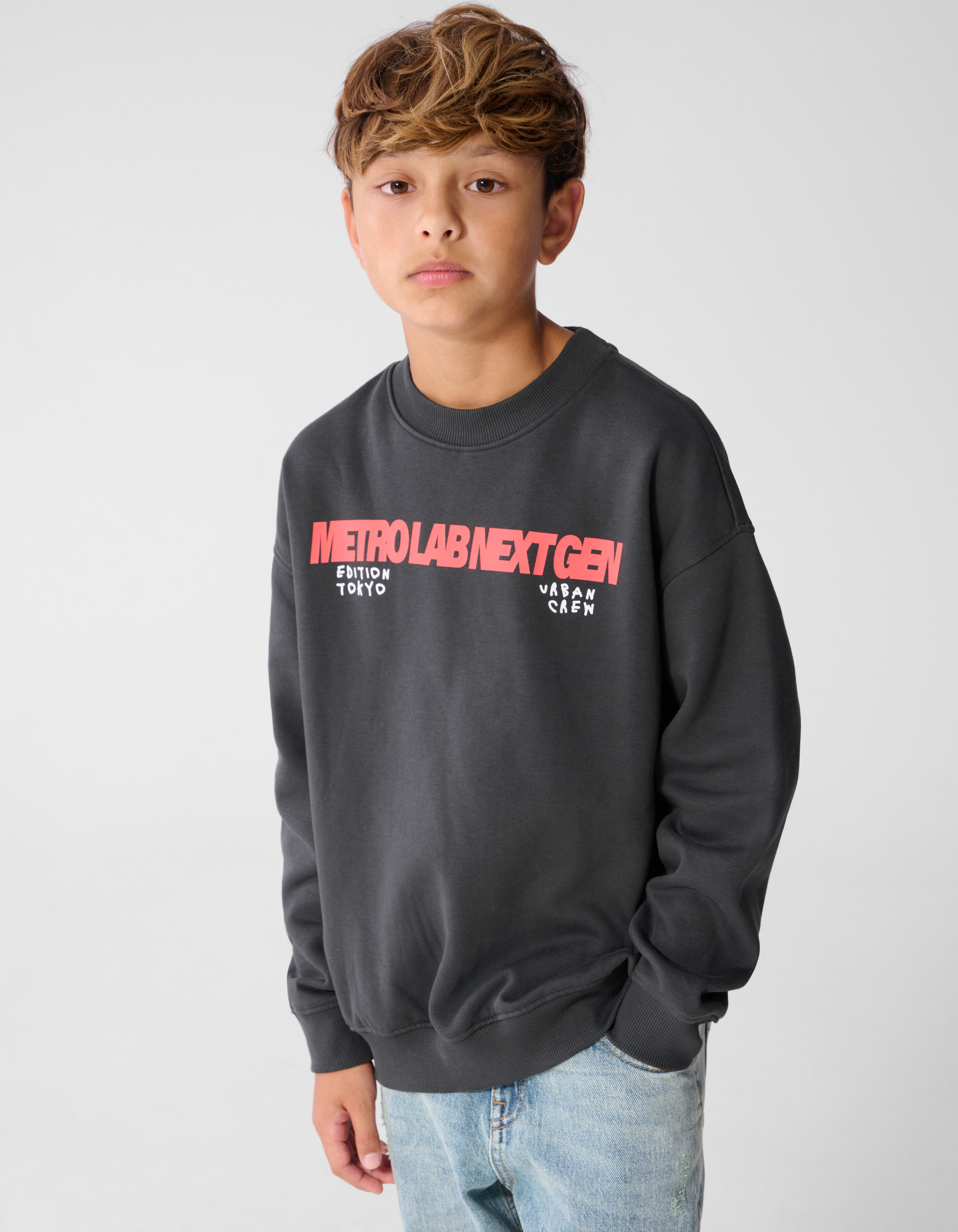 Next Gen Sweater Donkergrijs SHOEBY BOYS