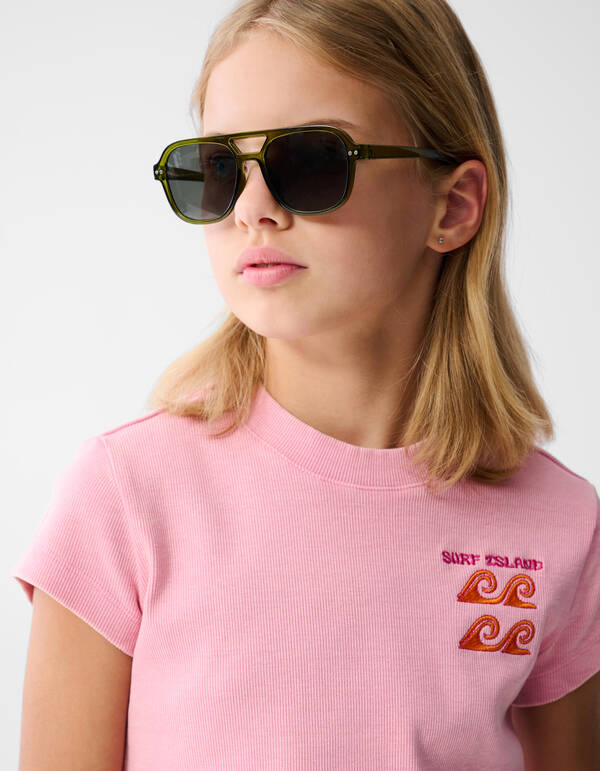 Surf Crop Top Roze SHOEBY GIRLS