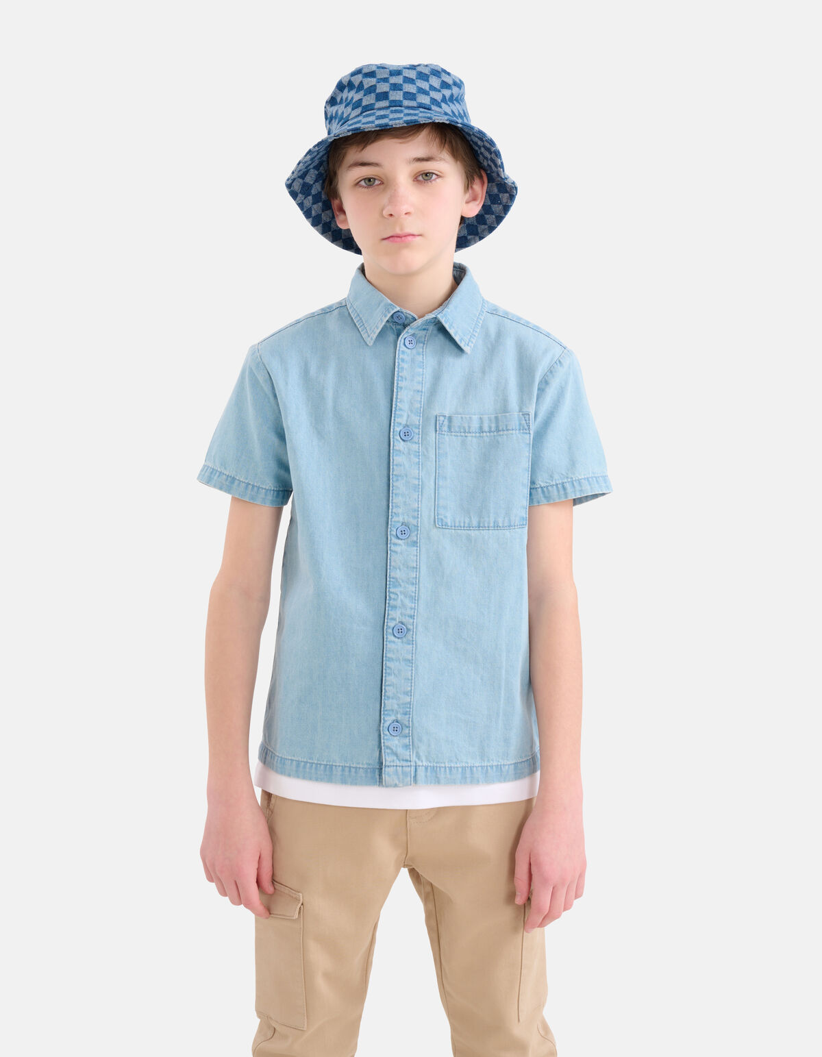 Denim Shirt Bleached SHOEBY BOYS