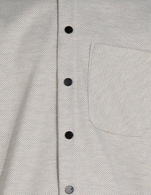 Soft Keper Overshirt Lichtgrijs SHOEBY MEN