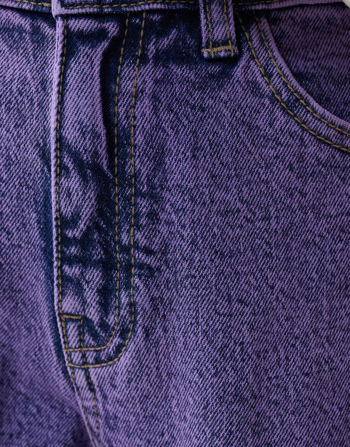 Tapered Fit Jeans Washed Paars SHOEBY GIRLS