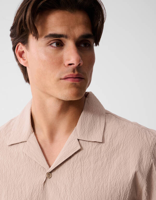 Structuur Shirt Zand SHOEBY MEN