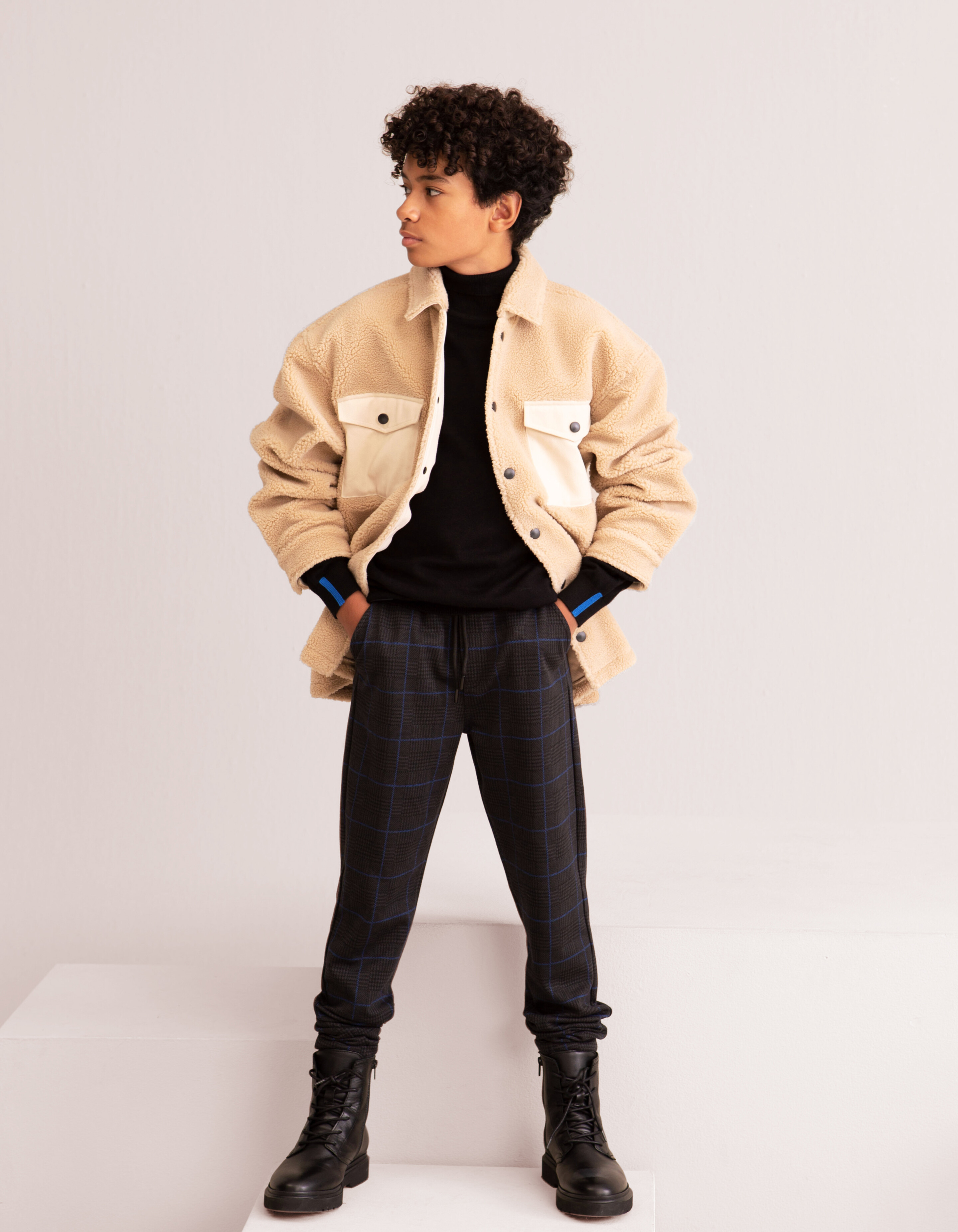 Teddy Overshirt Beige SHOEBY BOYS