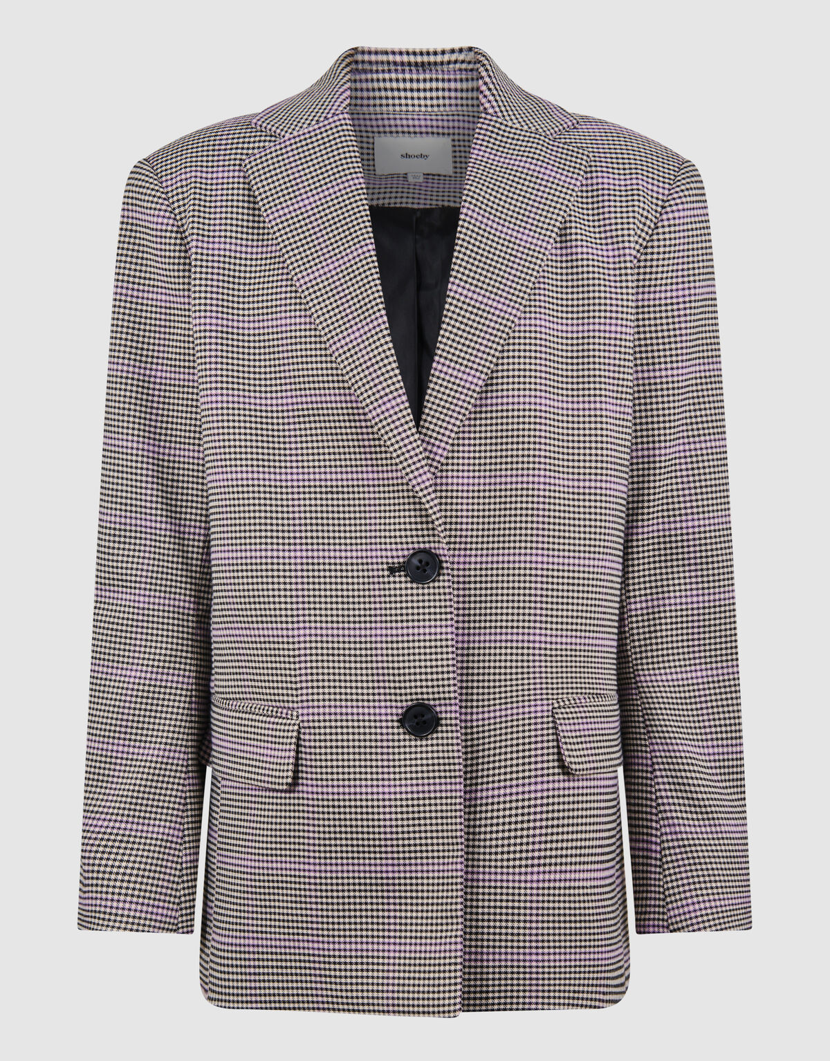 Ruiten Artwork Blazer Lichtbruin SHOEBY GIRLS