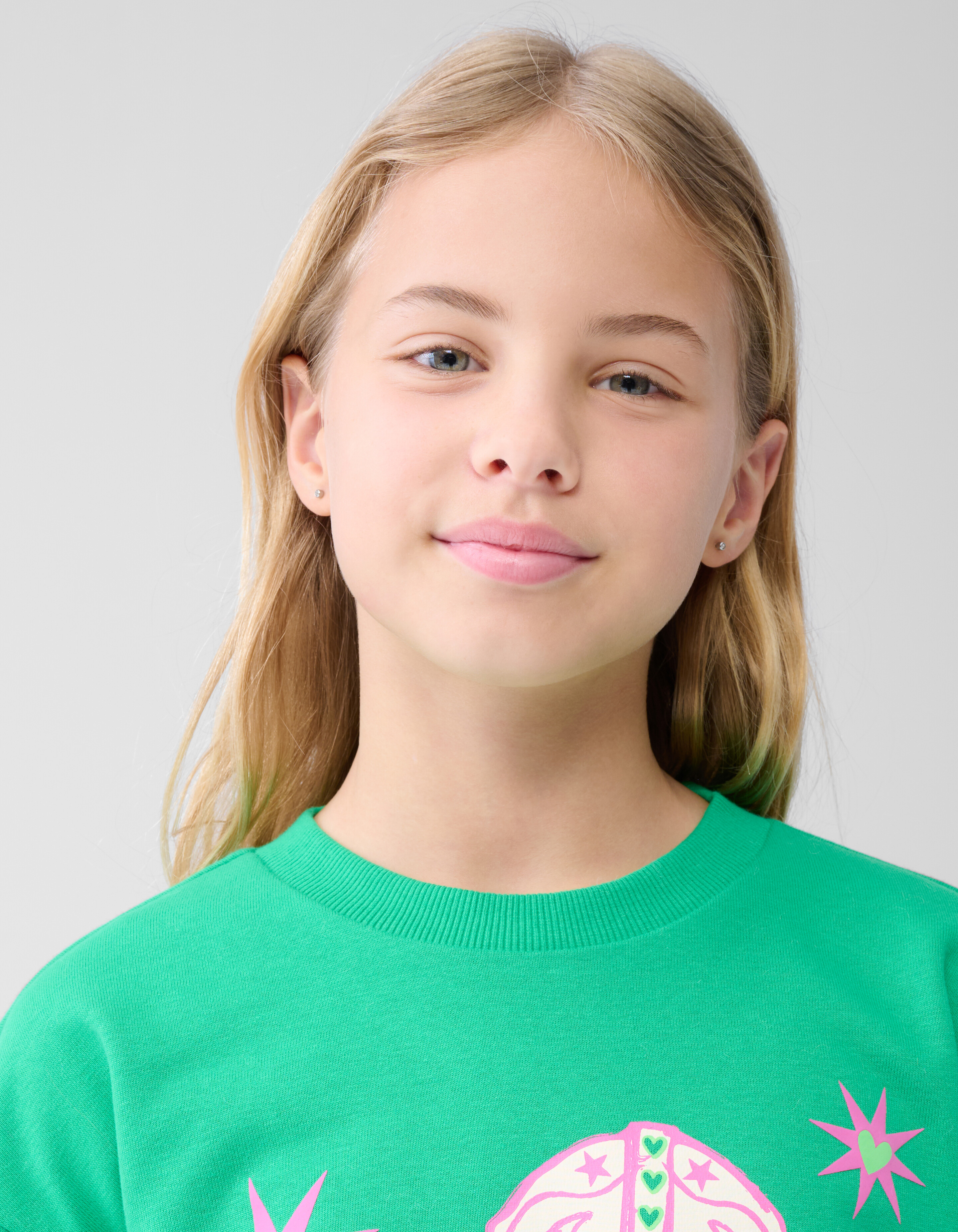 Artwork Sweater Groen SHOEBY GIRLS