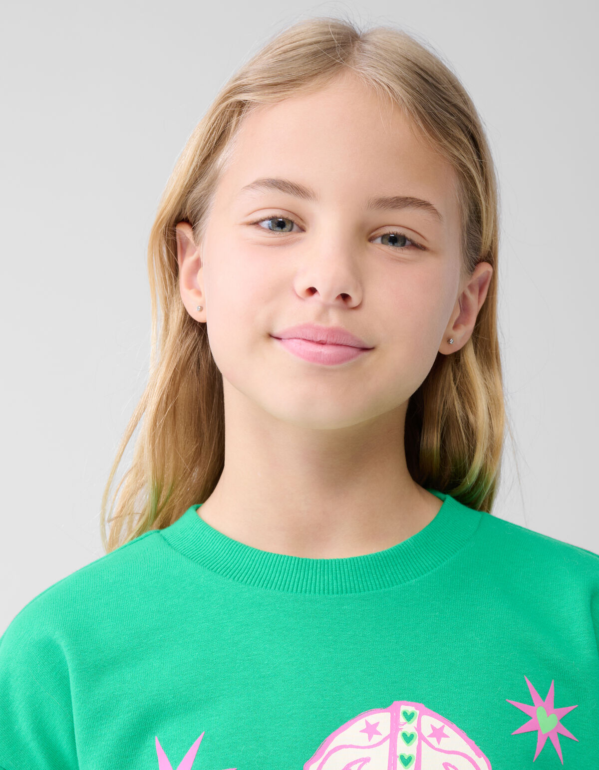 Artwork Sweater Groen SHOEBY GIRLS