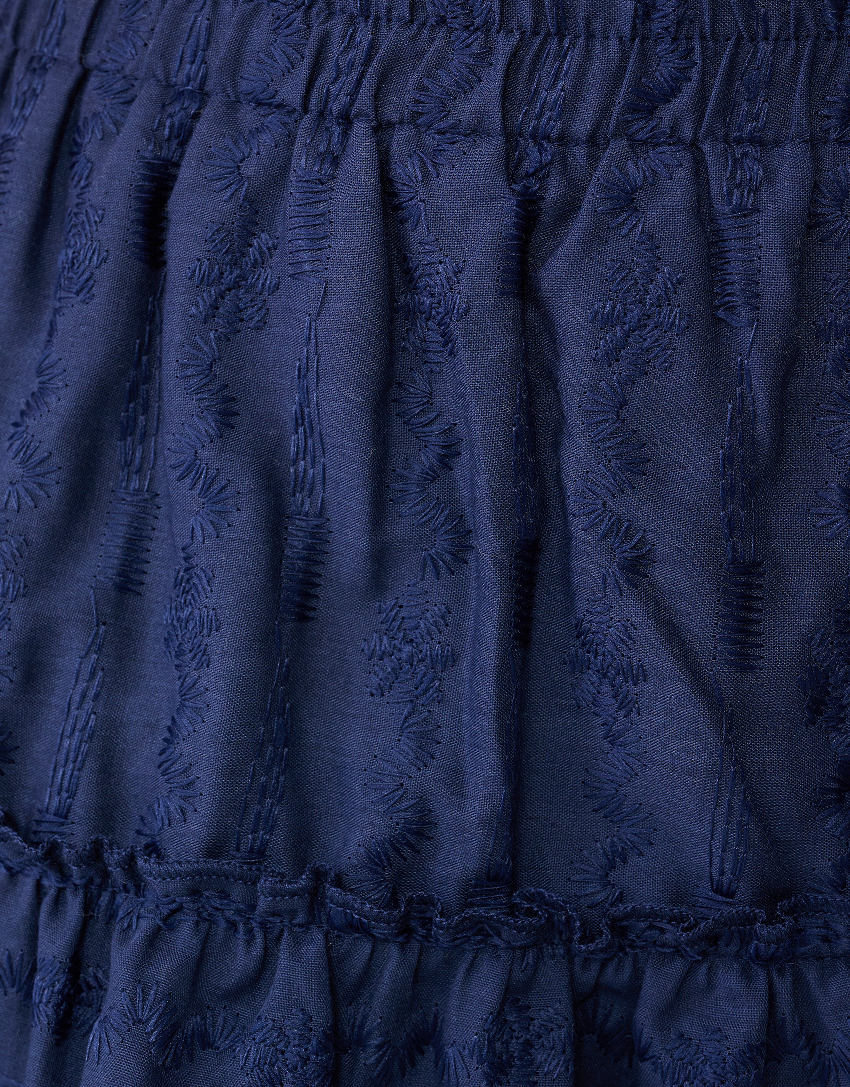 Embroidery Mini Rok Donkerblauw SHOEBY GIRLS