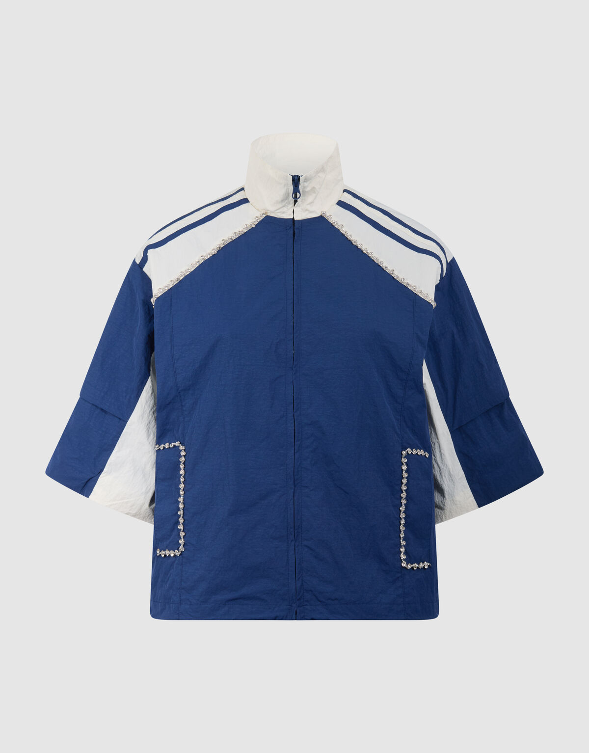 Oversized Sporty Track Jack Donkerblauw SHOEBY WOMEN