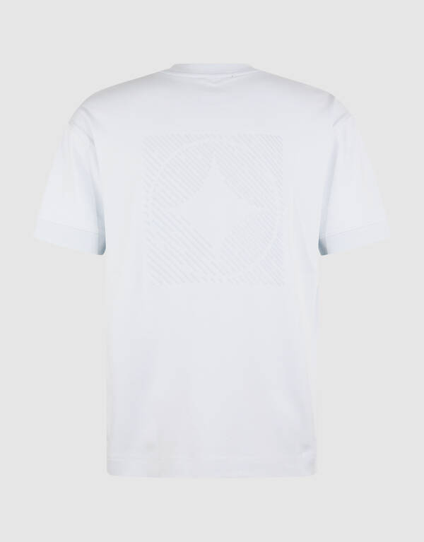 Cuffed Logo T-shirt Lichtblauw SHOEBY MEN