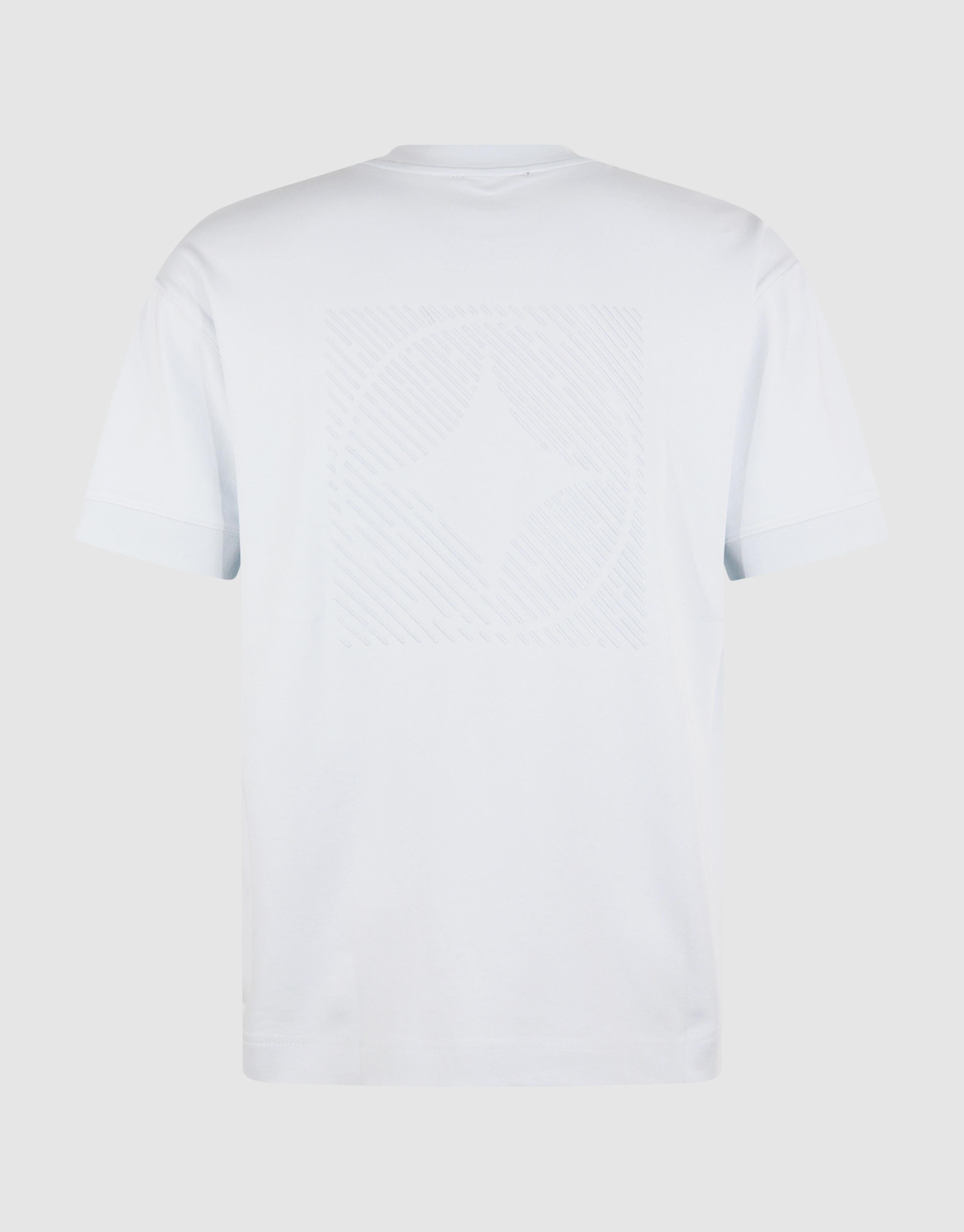 Cuffed Logo T-shirt Lichtblauw SHOEBY MEN